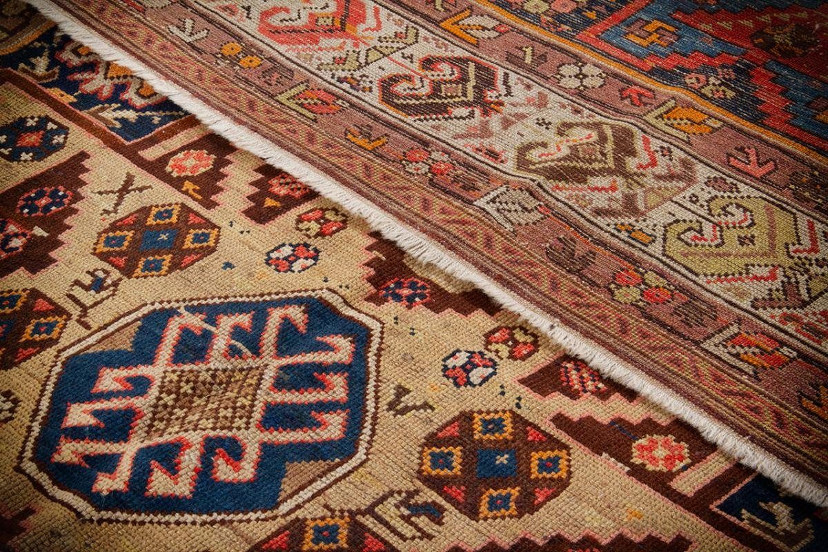 Höhe: Orientteppich Kazak Orientteppich Handgeknüpfter 166x339 Nain Trading, mm 5 Antik Läufer, rechteckig,