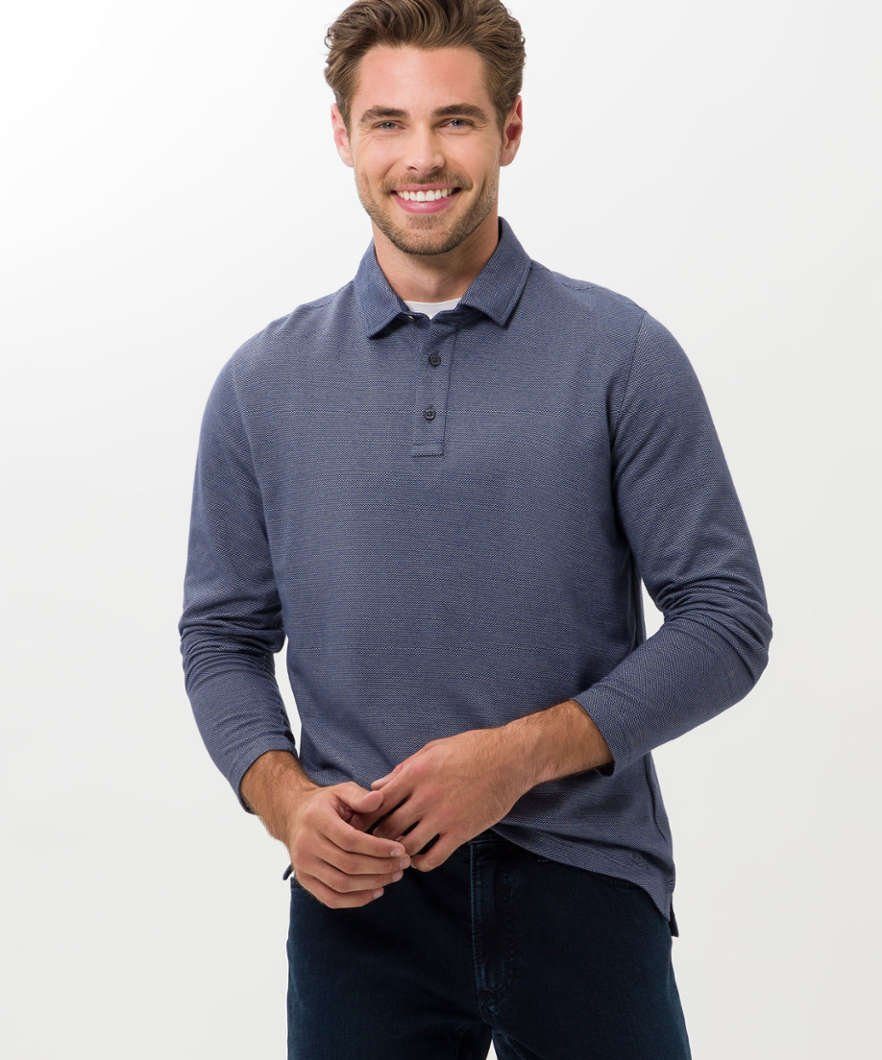 Brax Poloshirt Style PRESCOT blau | Poloshirts