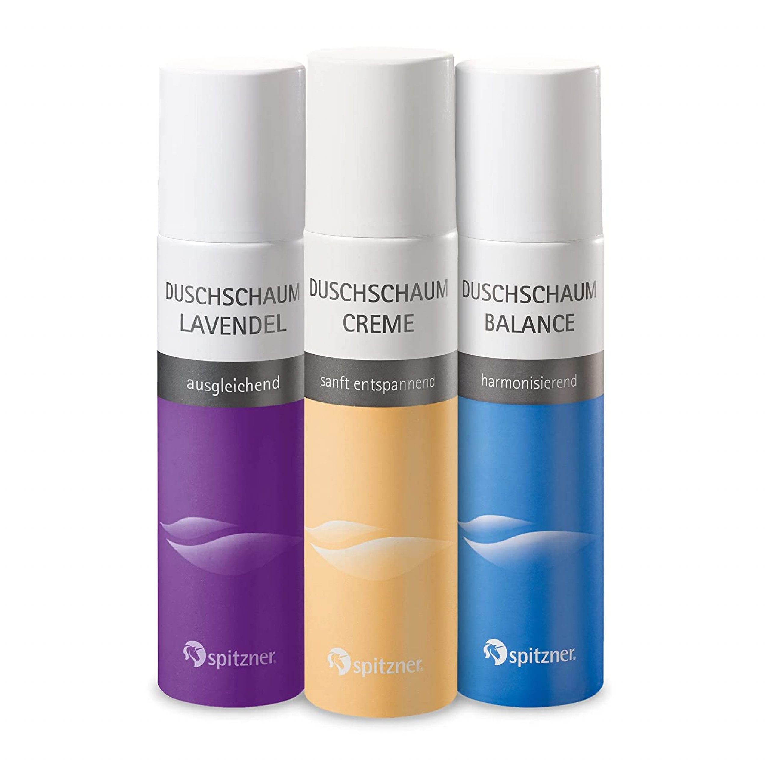 Spitzner Sauna-Aufgussset Spitzner Duschschaum Set Relax 3x 150 ml Duschschäume sanft