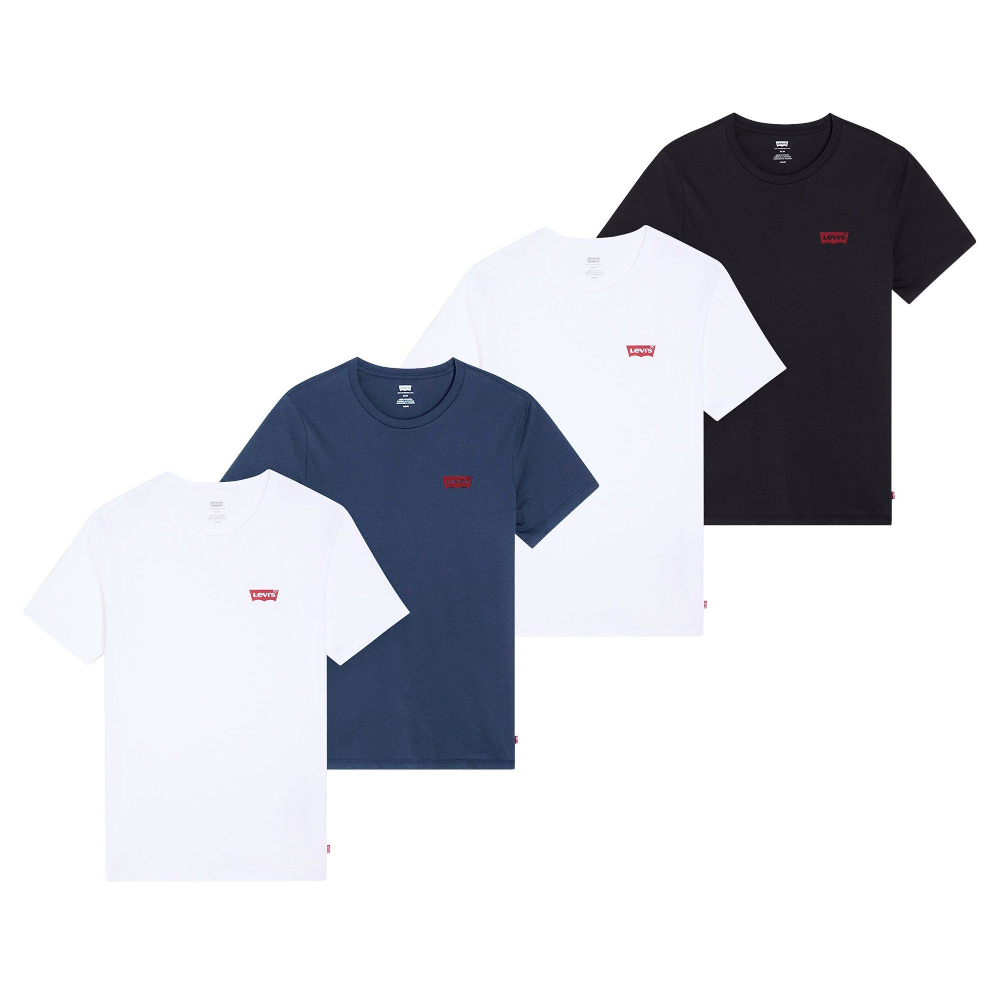 Levi's® T-Shirt Herren T-Shirt 4er Pack günstig online kaufen