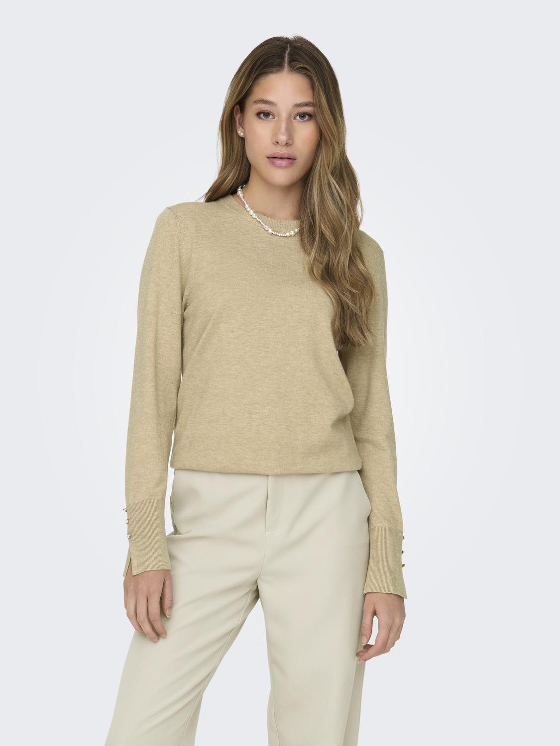 JACQUELINE de YONG Strickpullover Strickpullover Rundhals günstig online kaufen