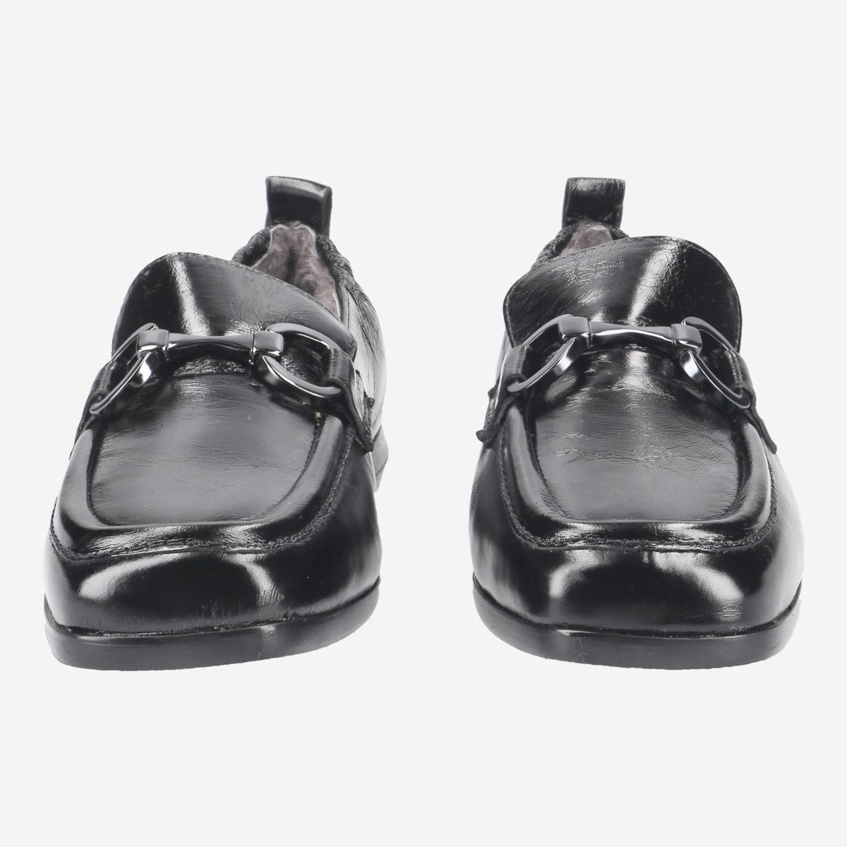 Homers 21230 LENA, Slipper & Mokassin, Warmfutter in Schwarz für Damen Slipper
