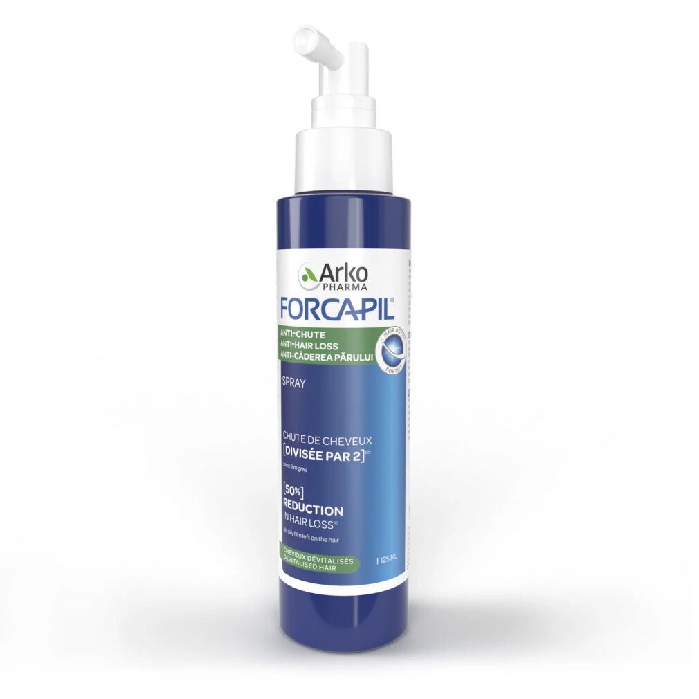 Arkopharma Haarpflege-Set, Forcapil, Haarspray-Behandlung, gegen Haarausfall, 125 ml