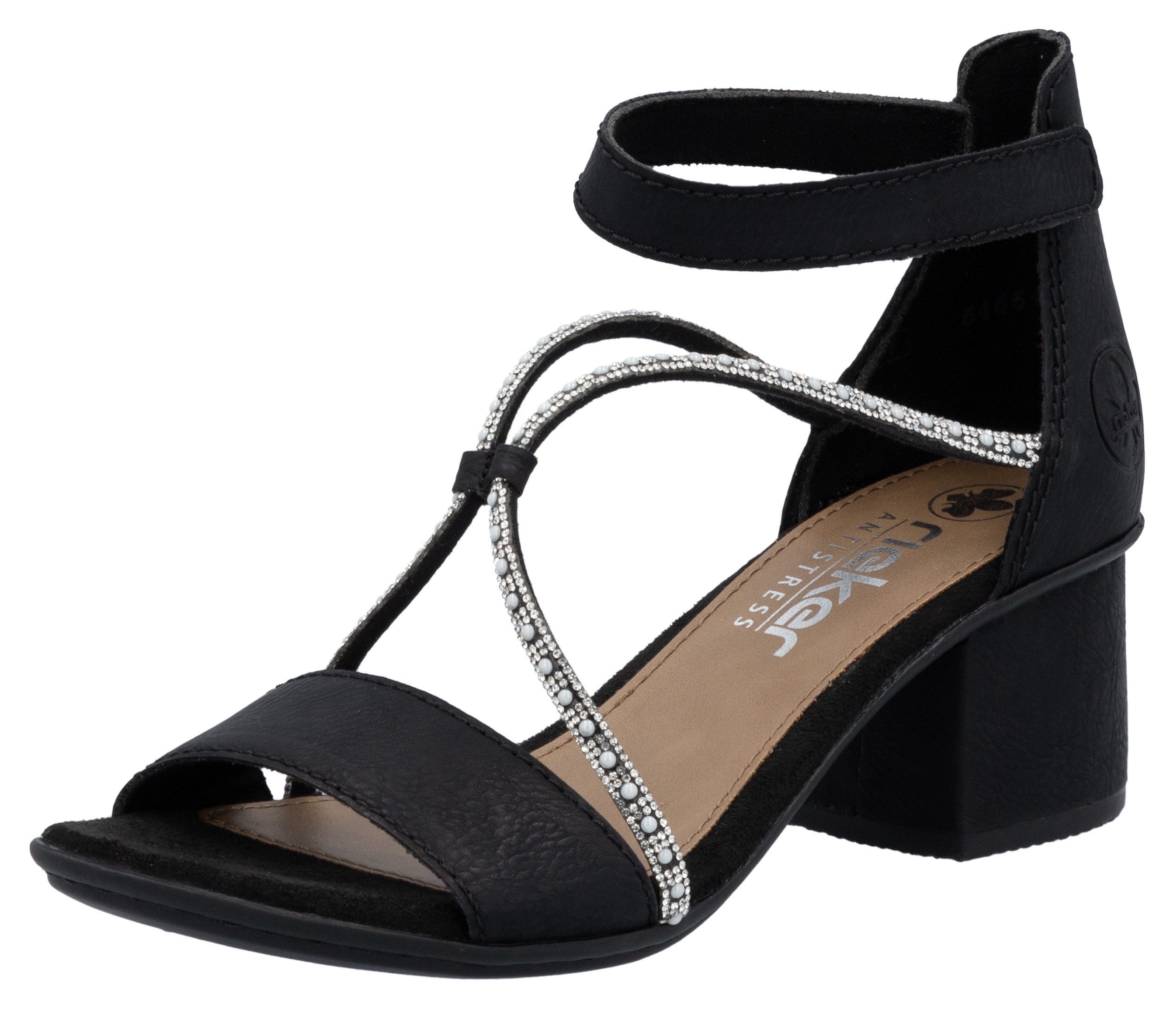 Rieker Sandalette, Sommerschuh, Sandale, Blockabsatz, mit günstig online kaufen