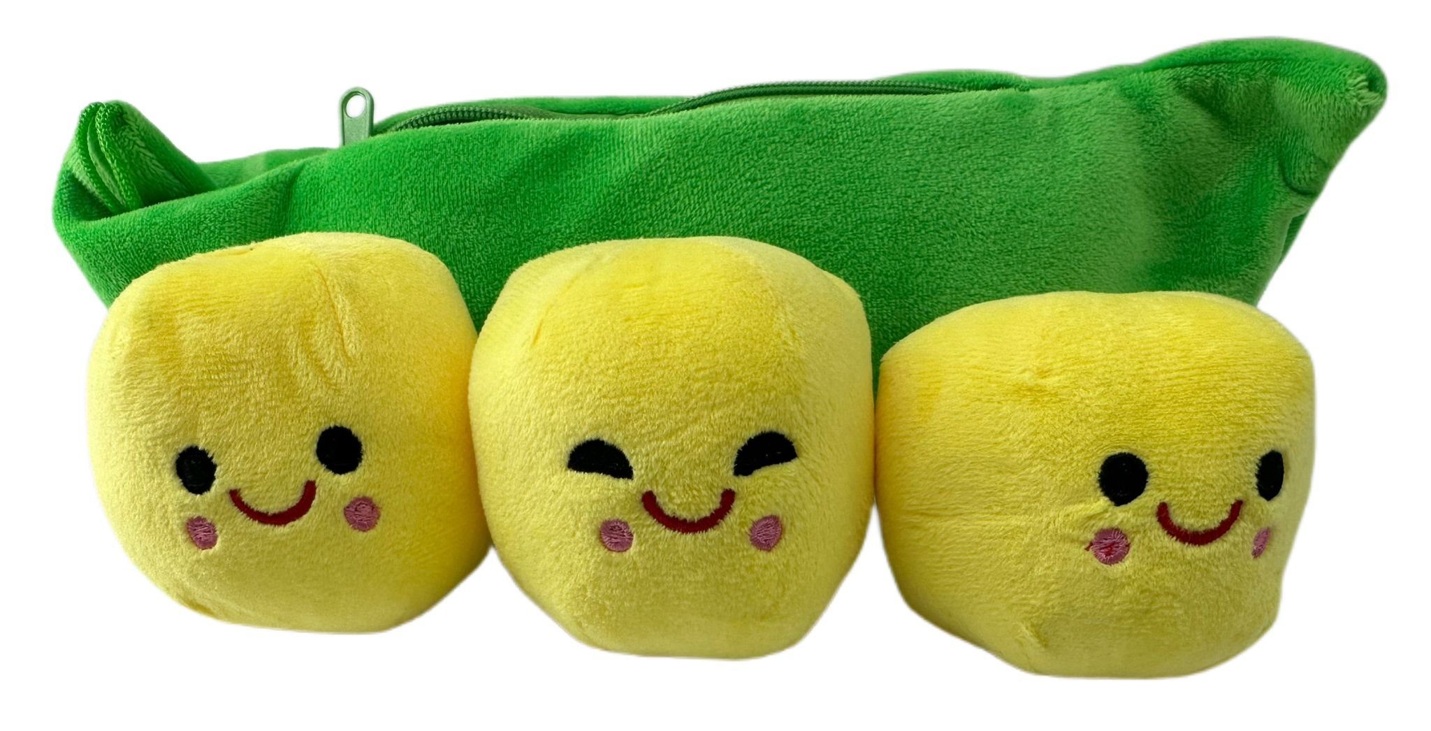 Kuscheltier PEA Stuffed Erbse 25 cm Pflanze Puppe Kawaii für Kinder