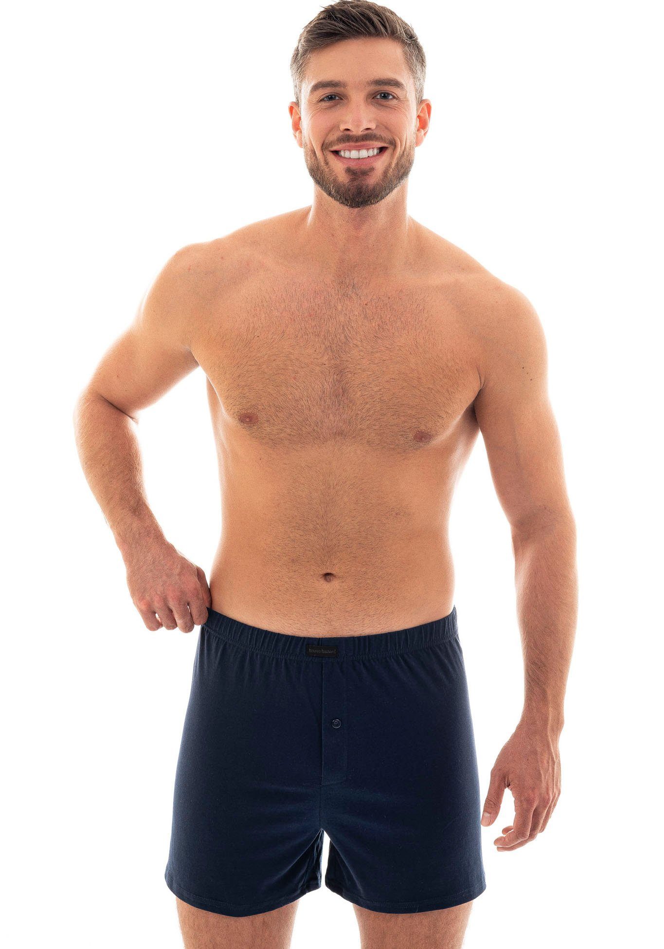 Bruno Banani Weiter Boxer Loose Fit (2er Pack) mit Knopfleiste