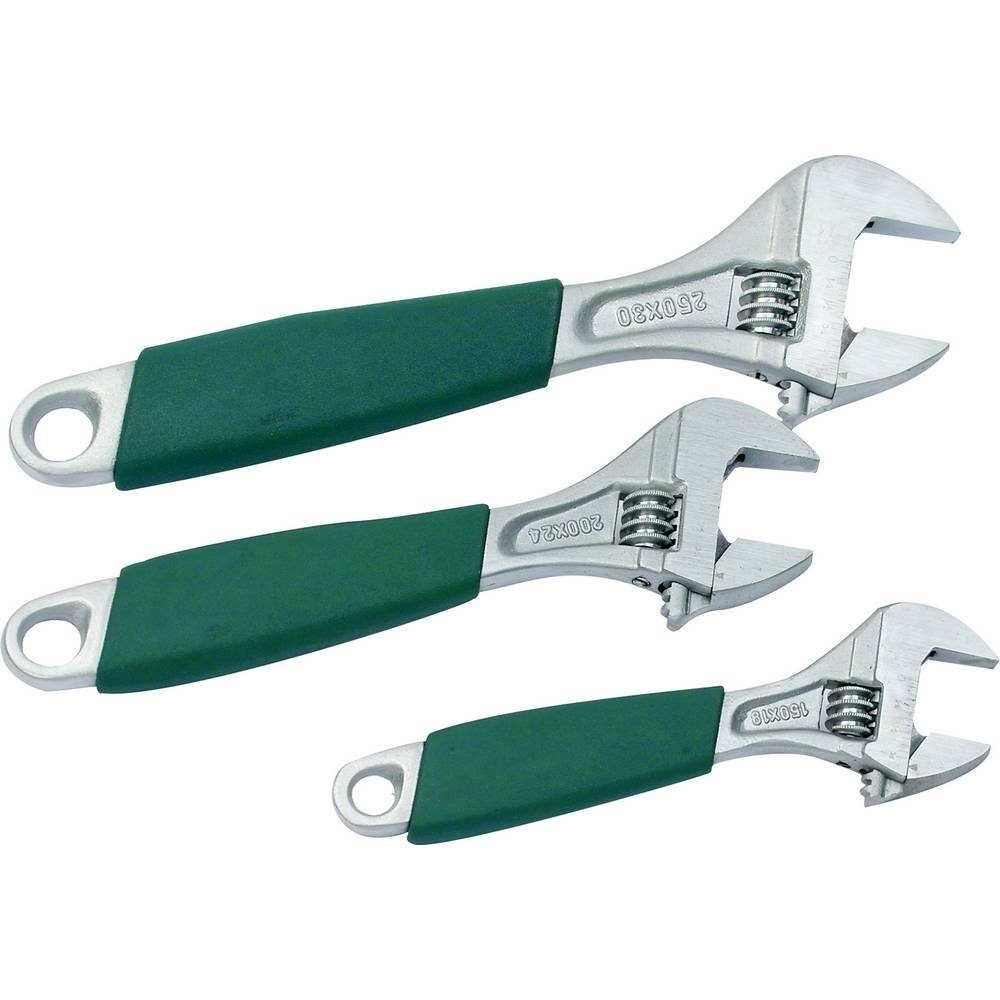 Brüder Mannesmann Werkzeuge Gabelschlüssel Rollgabelschlüssel-Satz, 6-8-10″ Zoll, 3-teilig M19880
