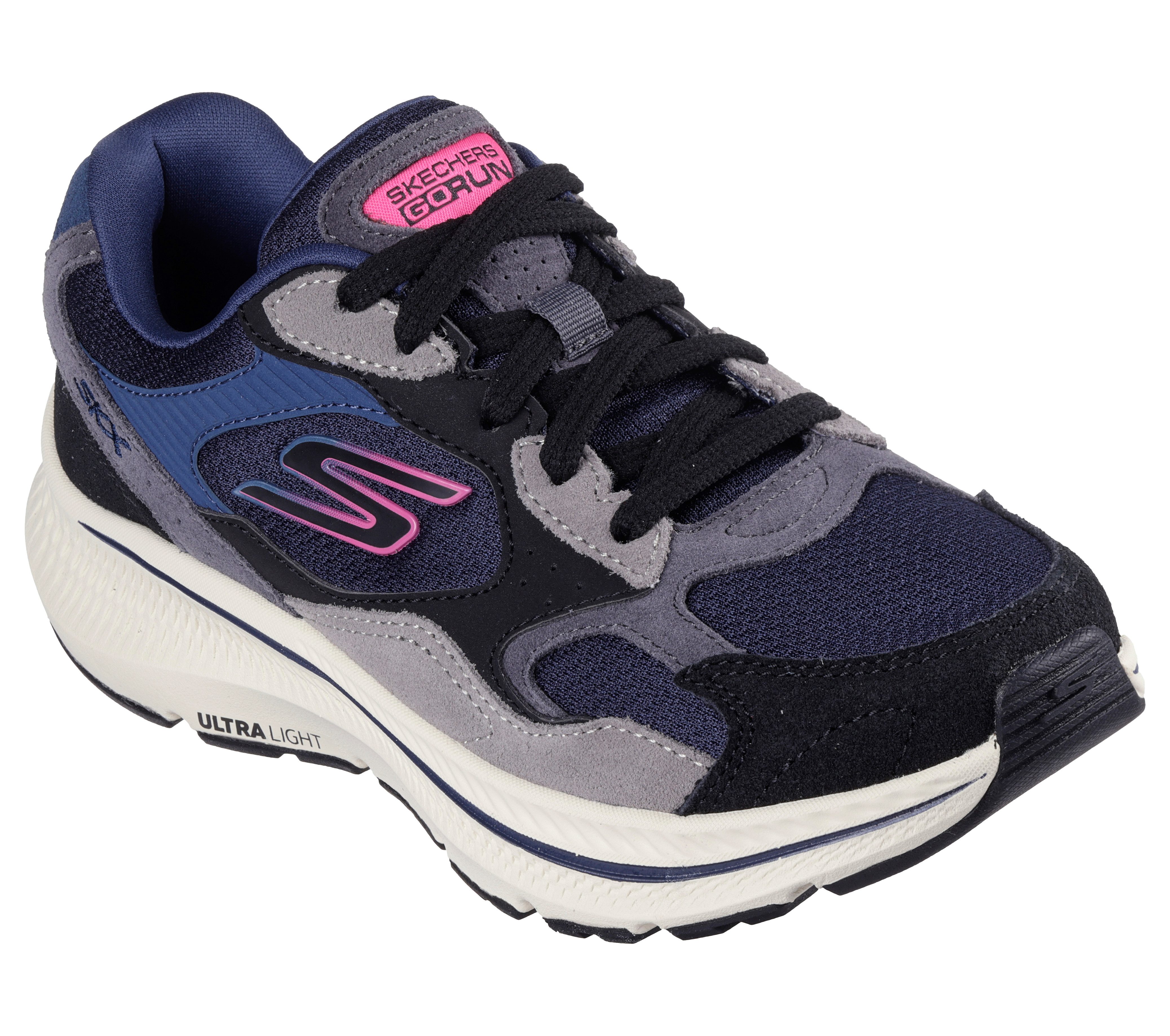 Skechers GO RUN CONSISTENT 2.0 RETRO STRIDE Laufschuh Luftgekühlte Einlegesohle mit Goga-Mat-Technologie