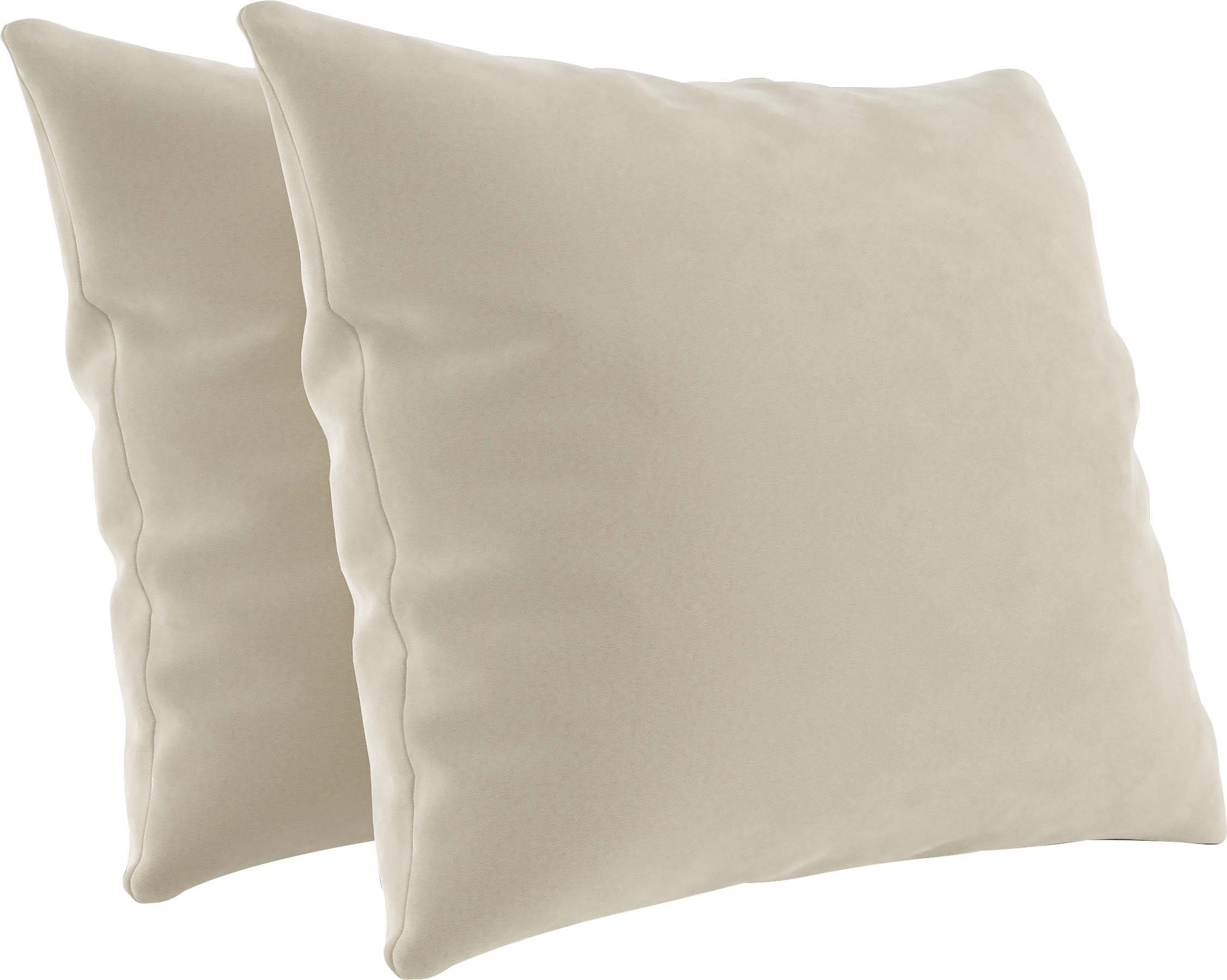 Home affaire Sofakissen Viva, (Set, 2 Stück), 2er Kissen-Set wahlweise in zwei Größen