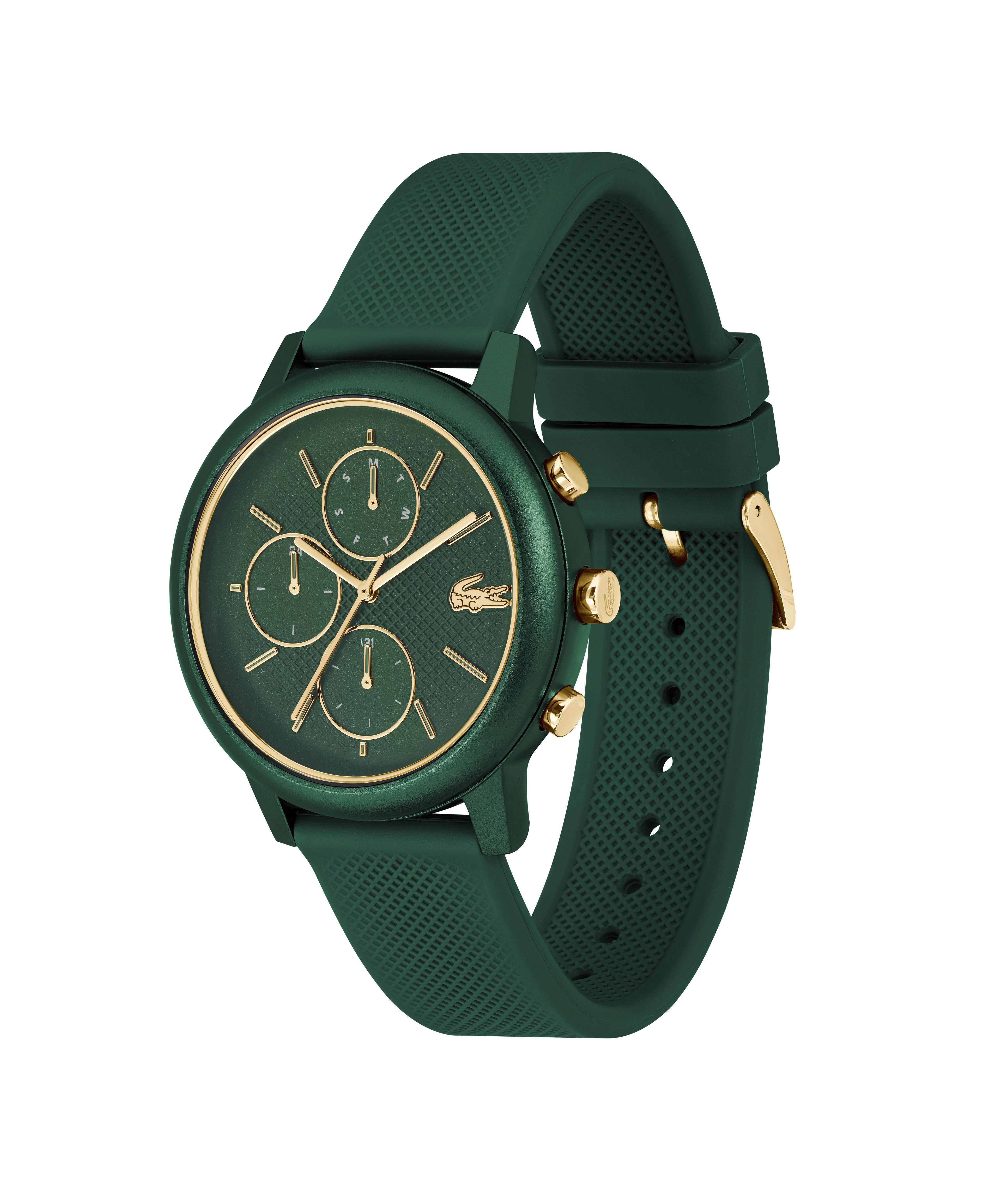Lacoste Multifunktionsuhr LACOSTE.12.12 MOVE MULTI 2011471, Quarzuhr, Armbanduhr, Herrenuhr, Silikonarmband, analog