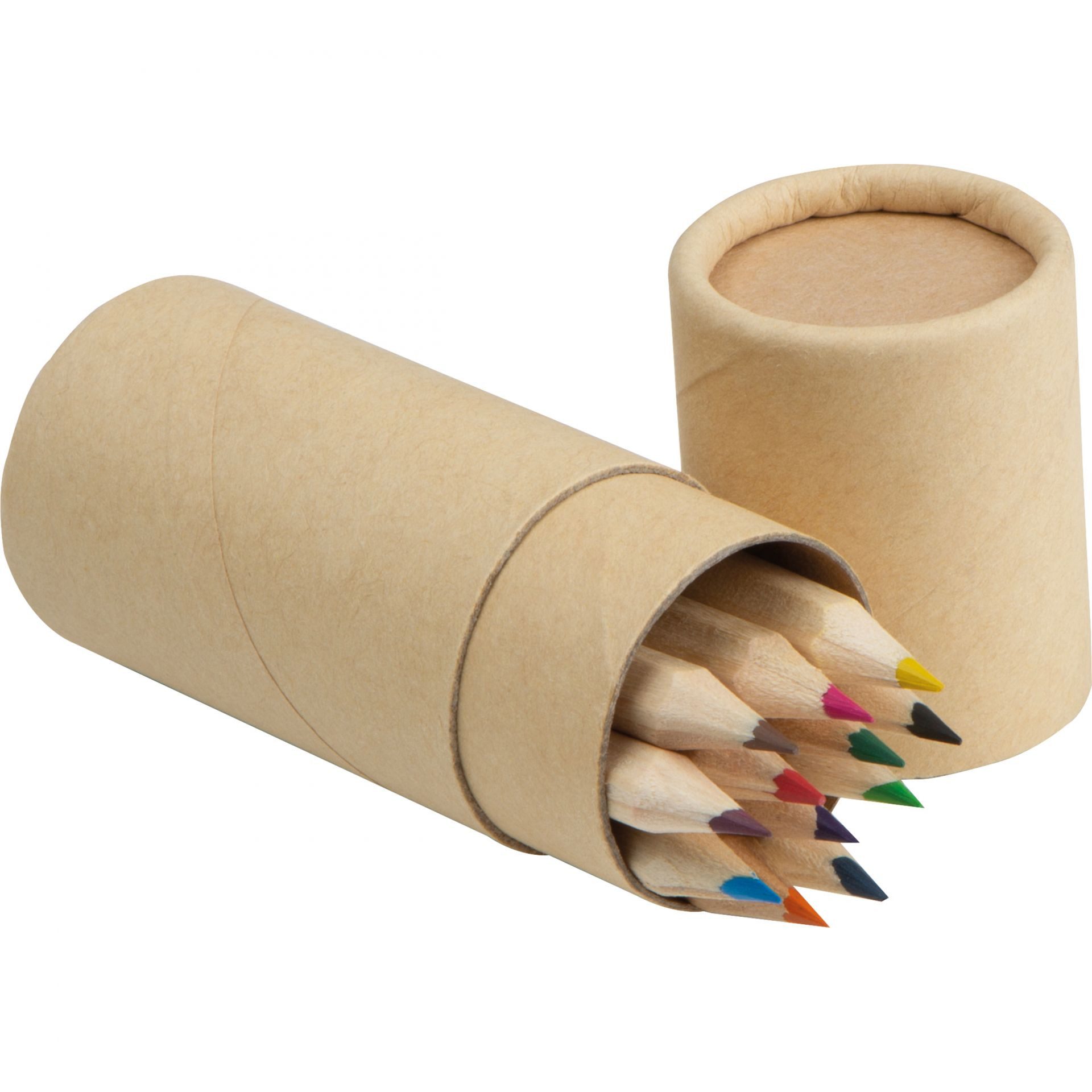 Macma Buntstift 12 Mini Buntstifte / in einer zylindrischen Aufbewahrungsbox
