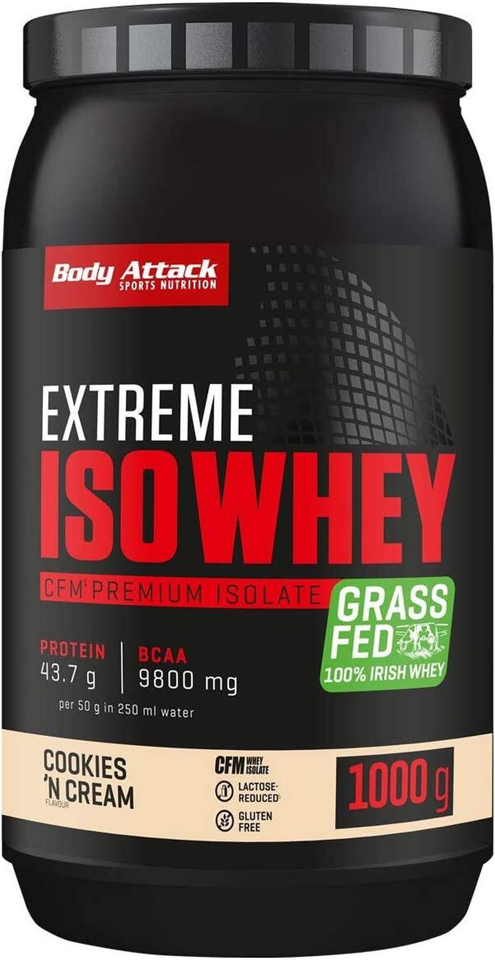 Body Attack Body Attack Extreme Iso Whey – 1000 g Pulver