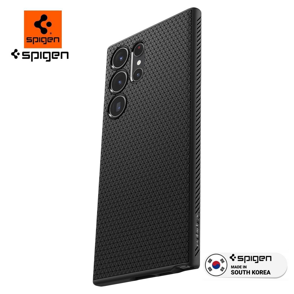 Spigen Handyhülle Hülle für Samsung Galaxy S23 Ultra Case Schutzhülle Robust 6,8 Zoll, 360-Grad Schutz, Kabelloses Laden, Robust, Schocksicher, Waschbar