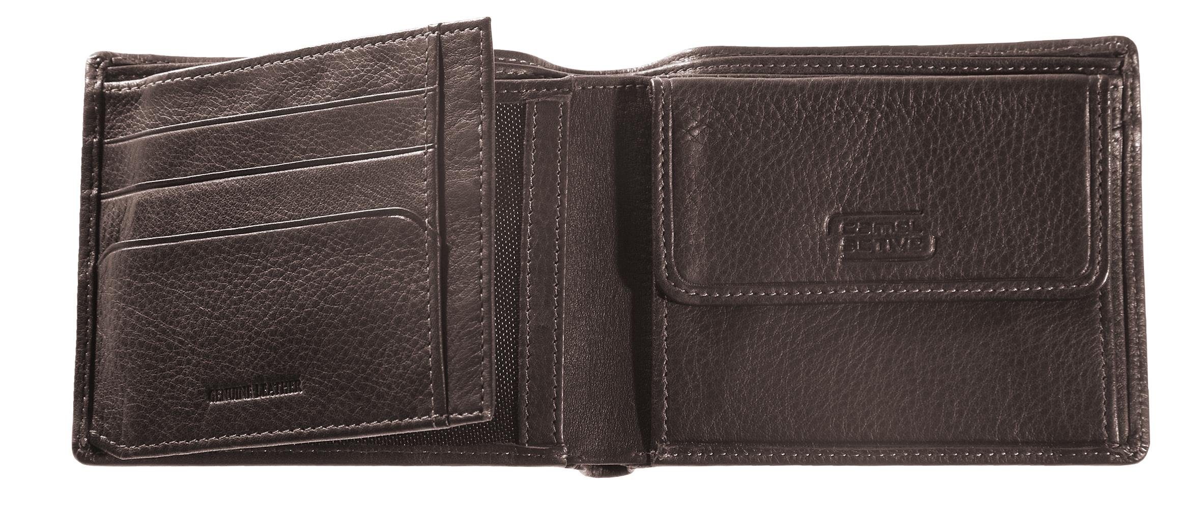 camel active Geldbörse Scheintasche Geldbörse Herrenbörse querformat, Leder