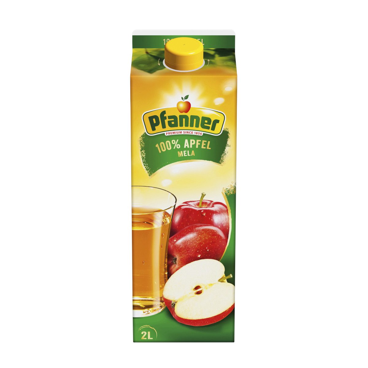 Pfanner Tee, Pfanner Apfelsaft 100 Prozent aus Apfelsaftkonzentrat Packung 2000ml