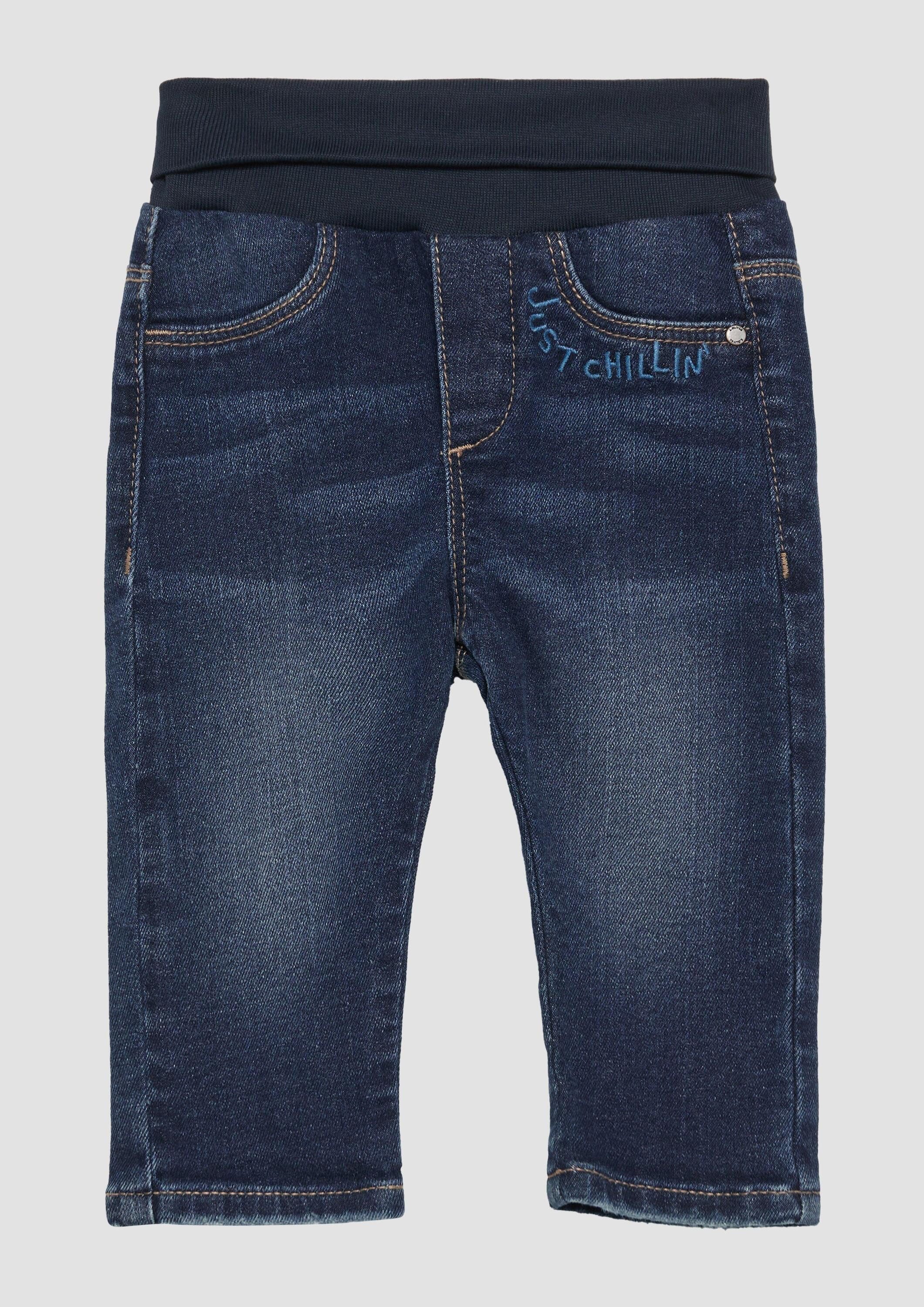 s.Oliver Regular-fit-Jeans Jeans-Hose Wärmende Jeans mit Umschlagbund