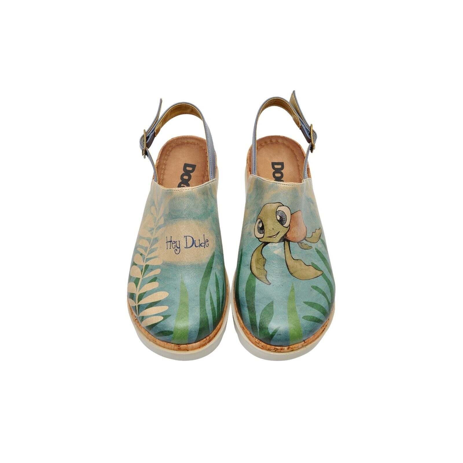 DOGO Akita Caretta Damen Sandalen Clog Handgefertigt