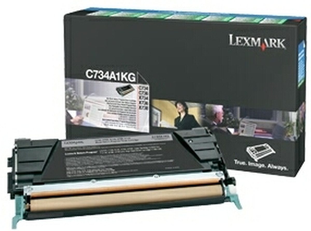Tonerpatrone Toner Original Lexmark C734A1KG schwarz