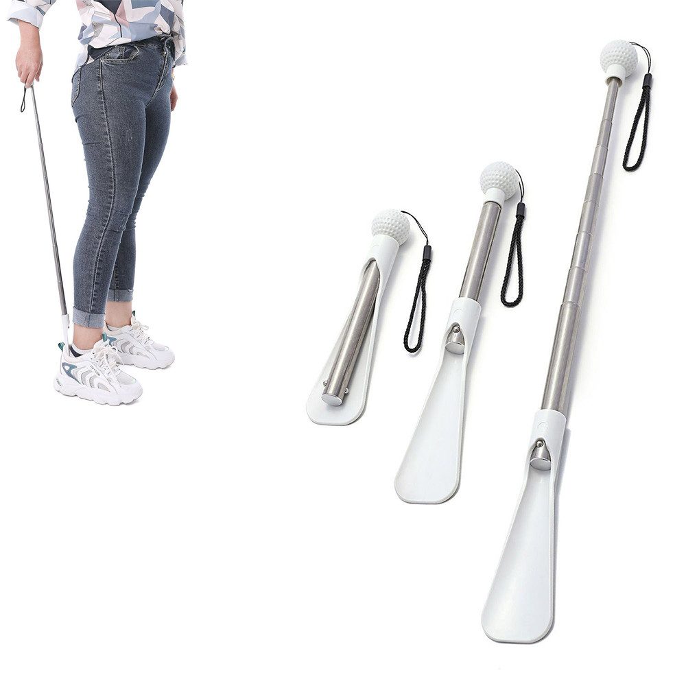 FELIXLEO Schuhlöffel Schuhlöffel Lang Ausziehbarer mit bequemem Kugelgriff (1-tlg)