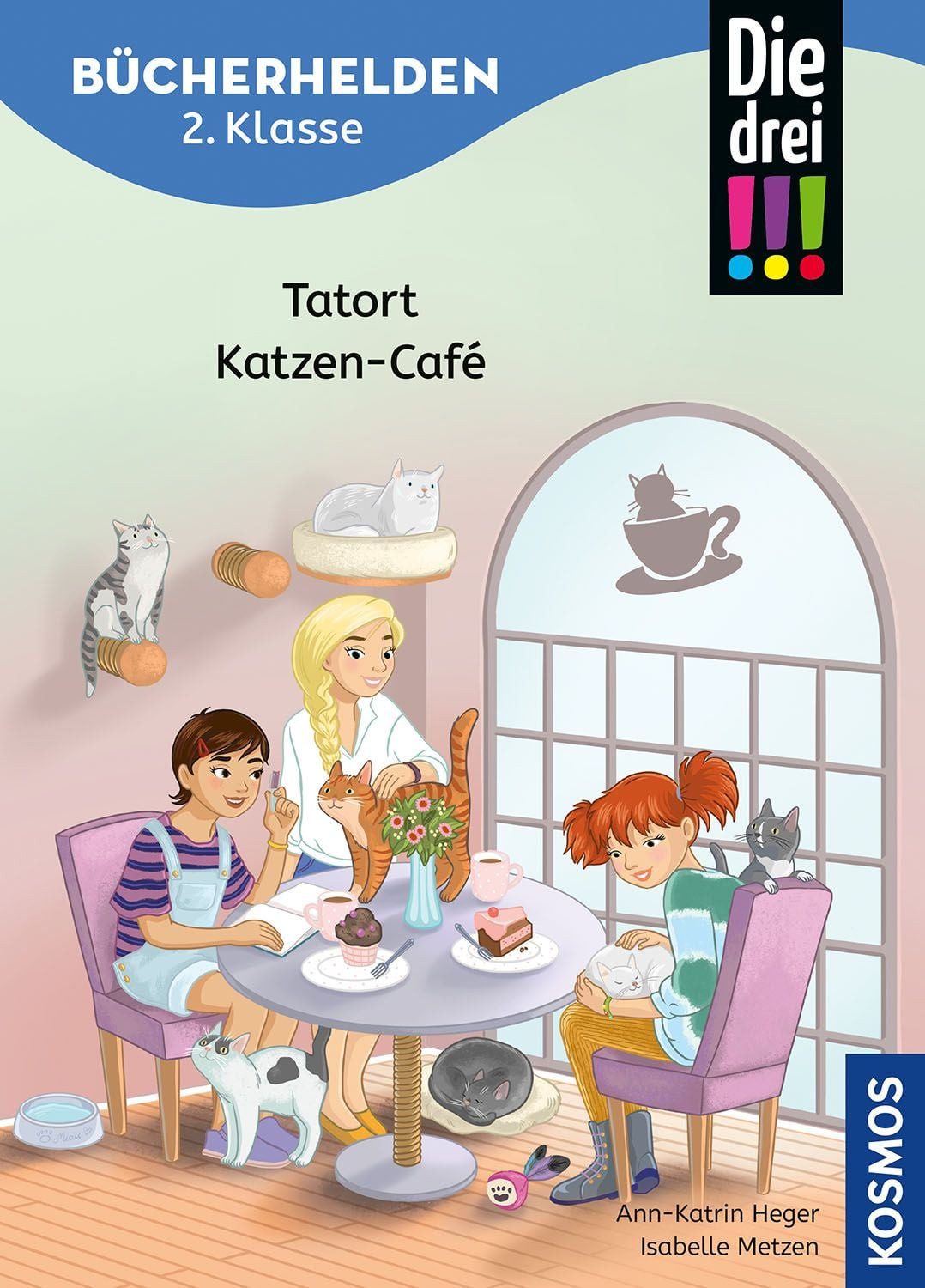 Die drei !!!, Bücherhelden 2. Klasse, Tatort Katzen-Café / Ann-Katrin Heger