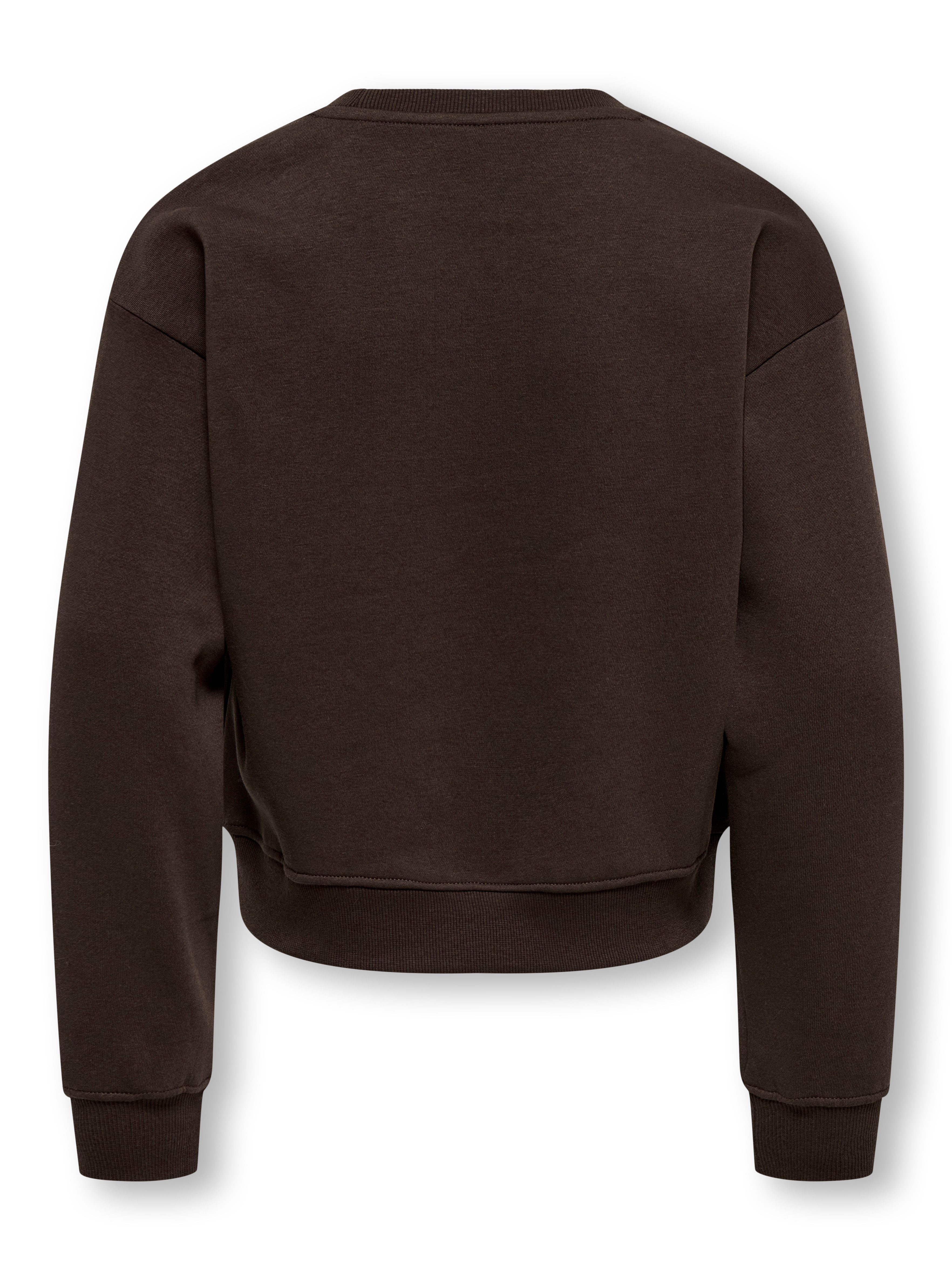 KIDS ONLY Sweatshirt KOGSWEAT LS CREW OVZ STAT SWT NOOS Baumwollmischung, loose fit