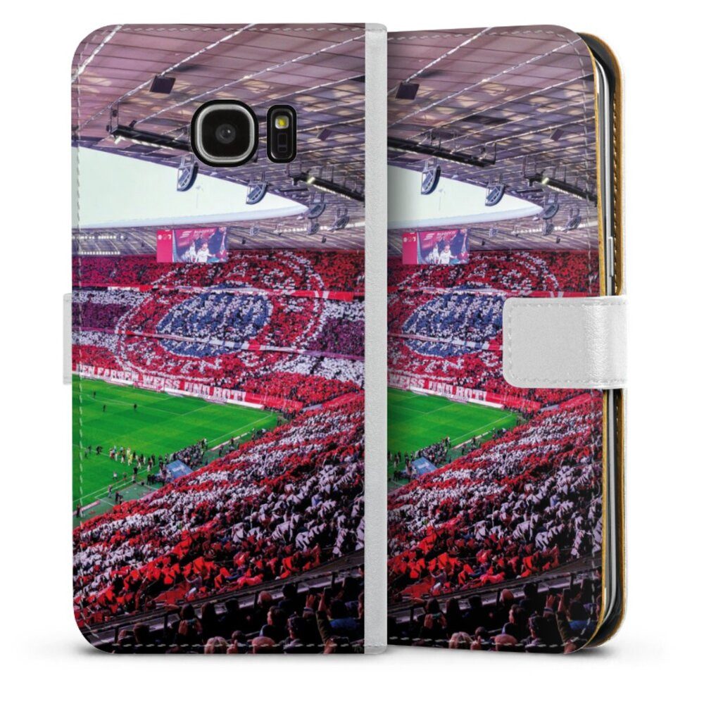 DeinDesign Handyhülle FCB Stadion FC Bayern München FCB Stadion Tribüne, Samsung Galaxy S7 Edge Hülle Handy Flip Case Wallet Cover