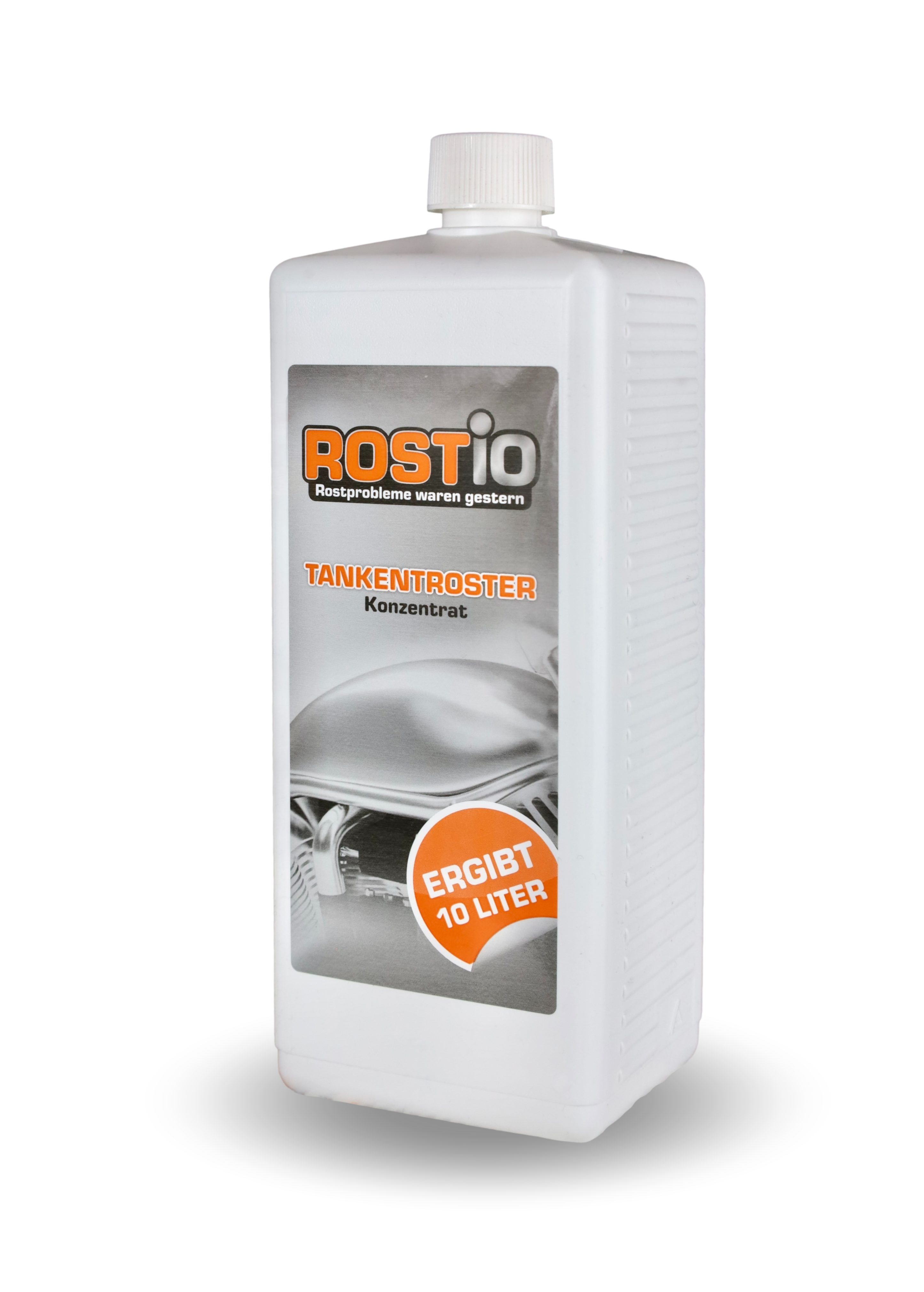Rostio Tankentroster - 1 Liter Tankentroster-Konzentrat Tankentrostung Rostentferner (Originalflasche 1l)