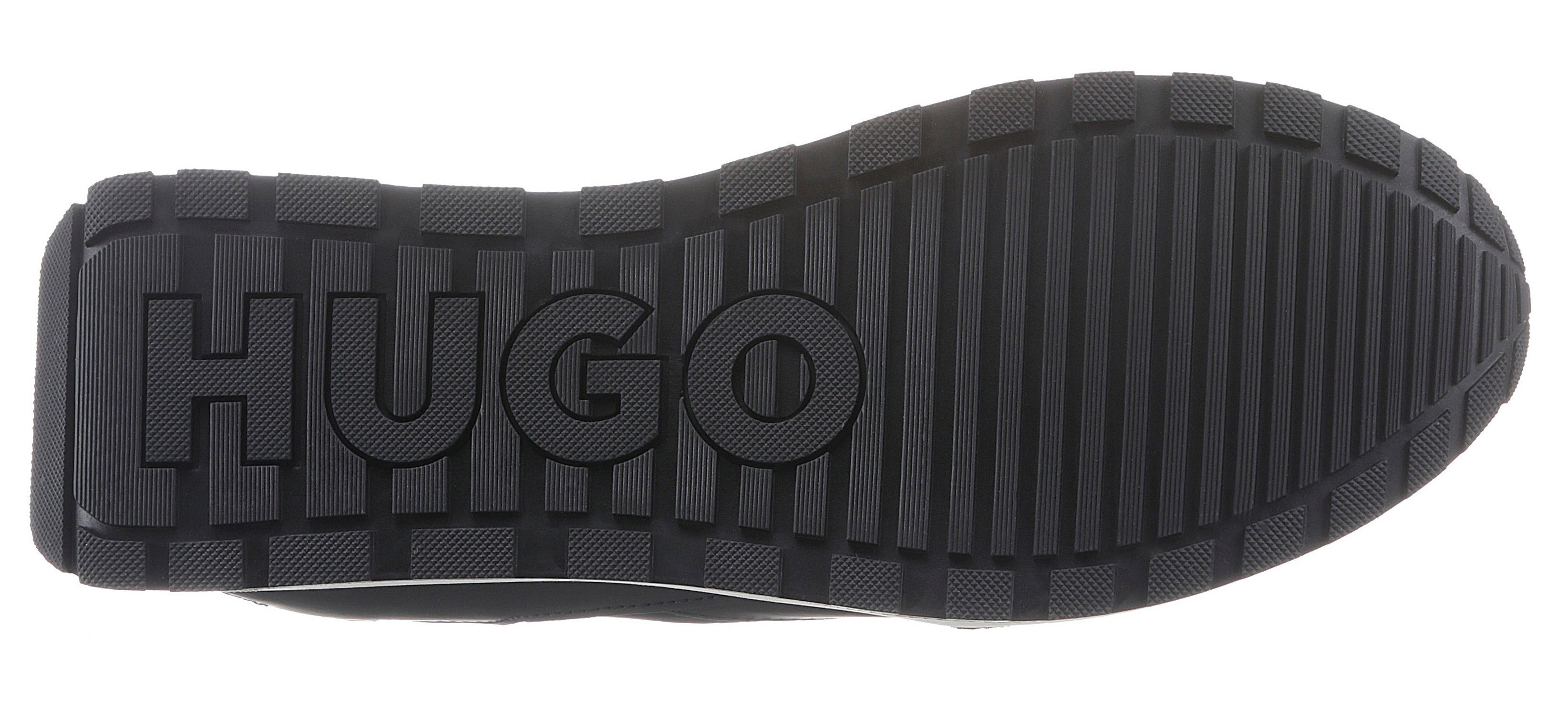 Icelin Sneaker mit dunkelblau-navy-kombiniert HUGO Runn Logoschriftzug