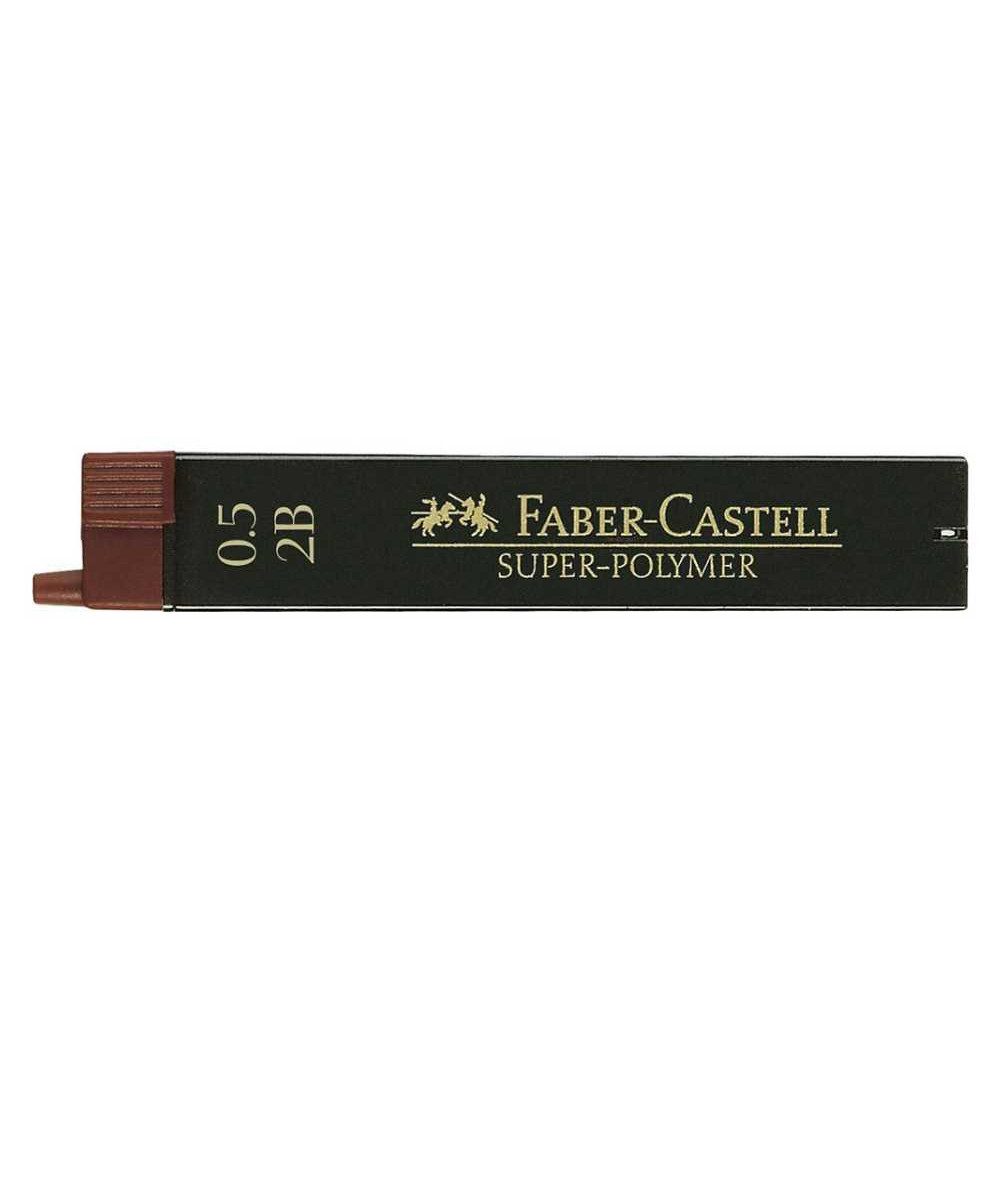 Faber-Castell Bleistift Faber-Castell Super-Polymer Bleistiftminen 0,5 mm, 12 St., (Packung, 12-tlg., Druckbleistiftminen), feine Spitze