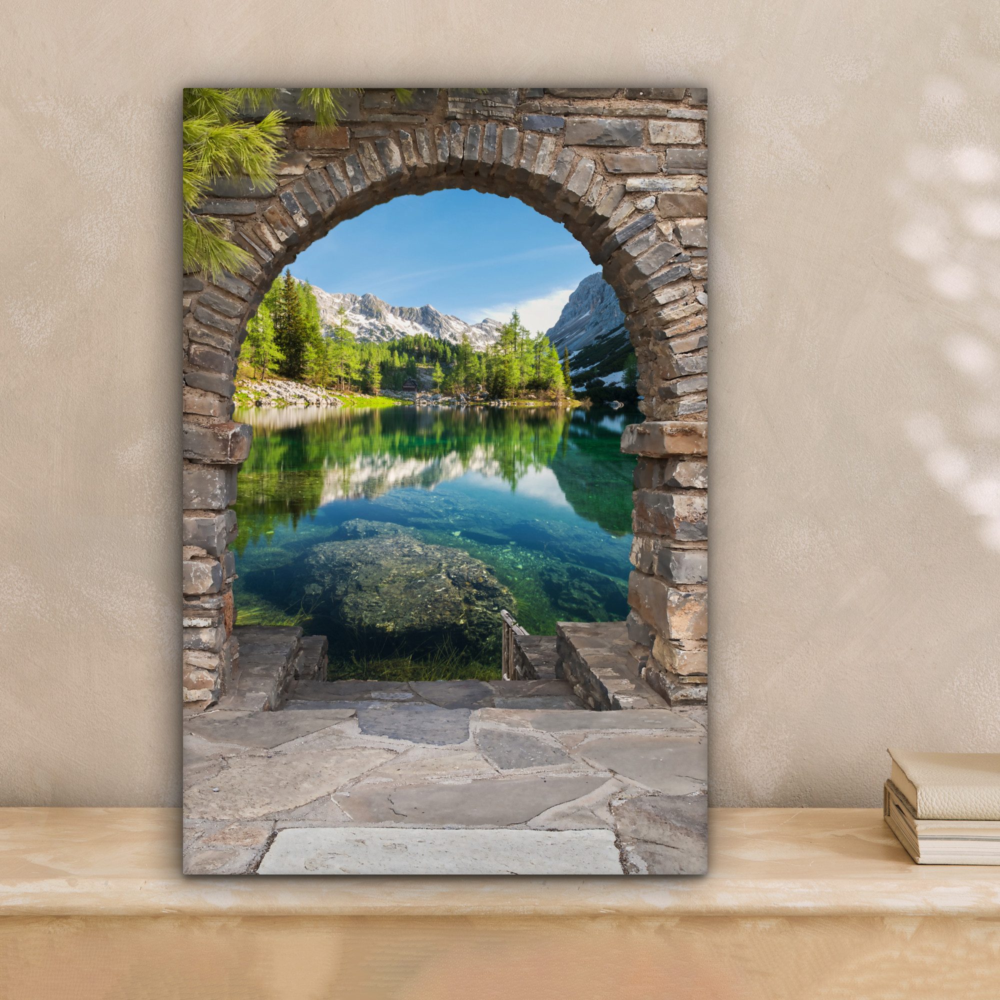 OneMillionCanvasses® Leinwandbild Aussicht - Berg - günstig online kaufen