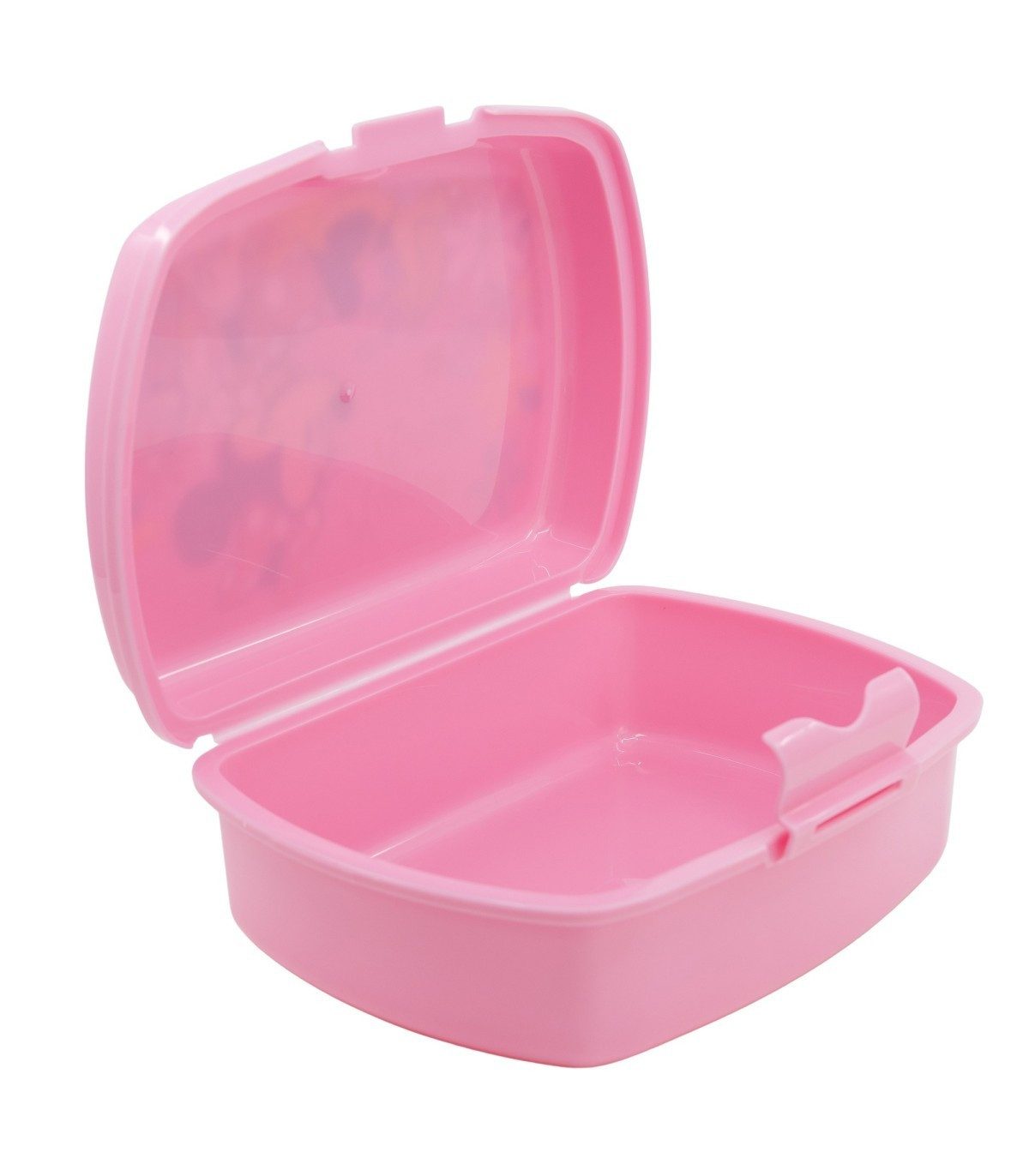 Disney Minnie Mouse Lunchbox Kinder Brotdose für unterwegs und Kindergarten, (Set, 1x Deckel, 1x Schale)