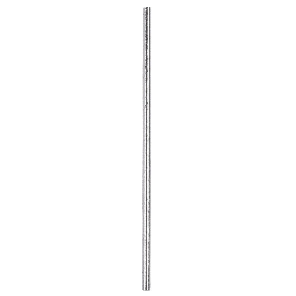 Boland Papierdekoration Papierstrohhalme 20 Trinkhalme - 20 cm, Silber