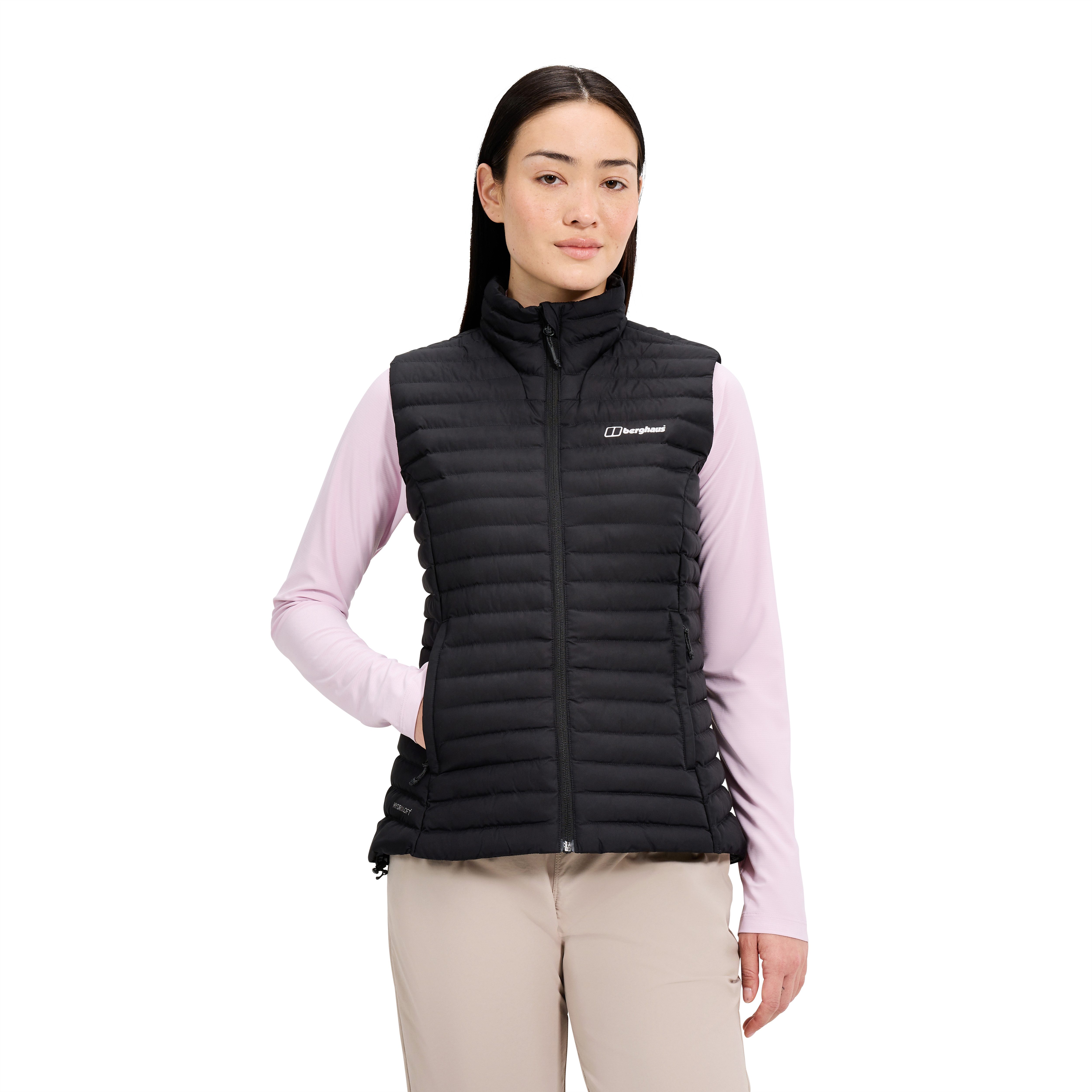 Berghaus Steppweste NULA VEST sportlicher Stil, aus Kunstfaser, pflegeleicht, atmungsaktiv