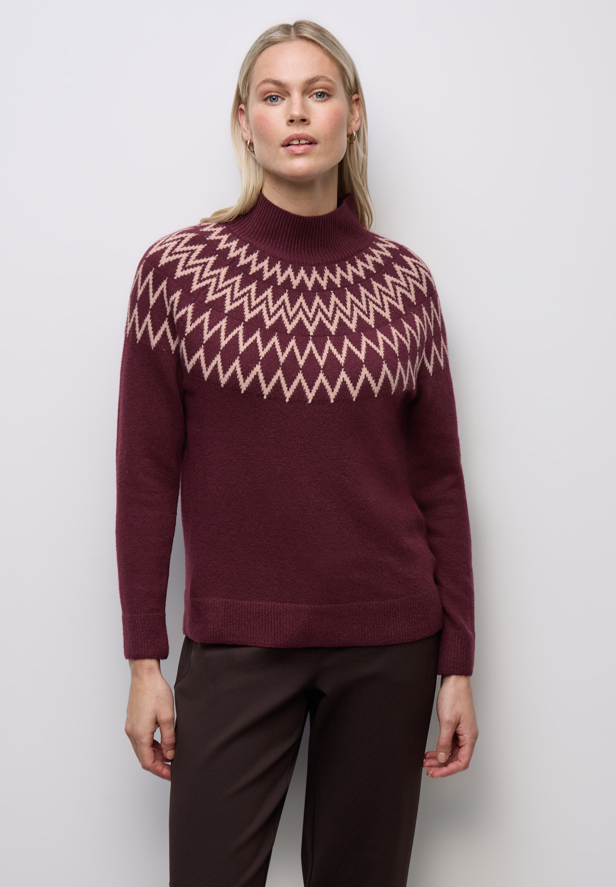 STREET ONE Strickpullover im soften Baumwoll-Mix günstig online kaufen