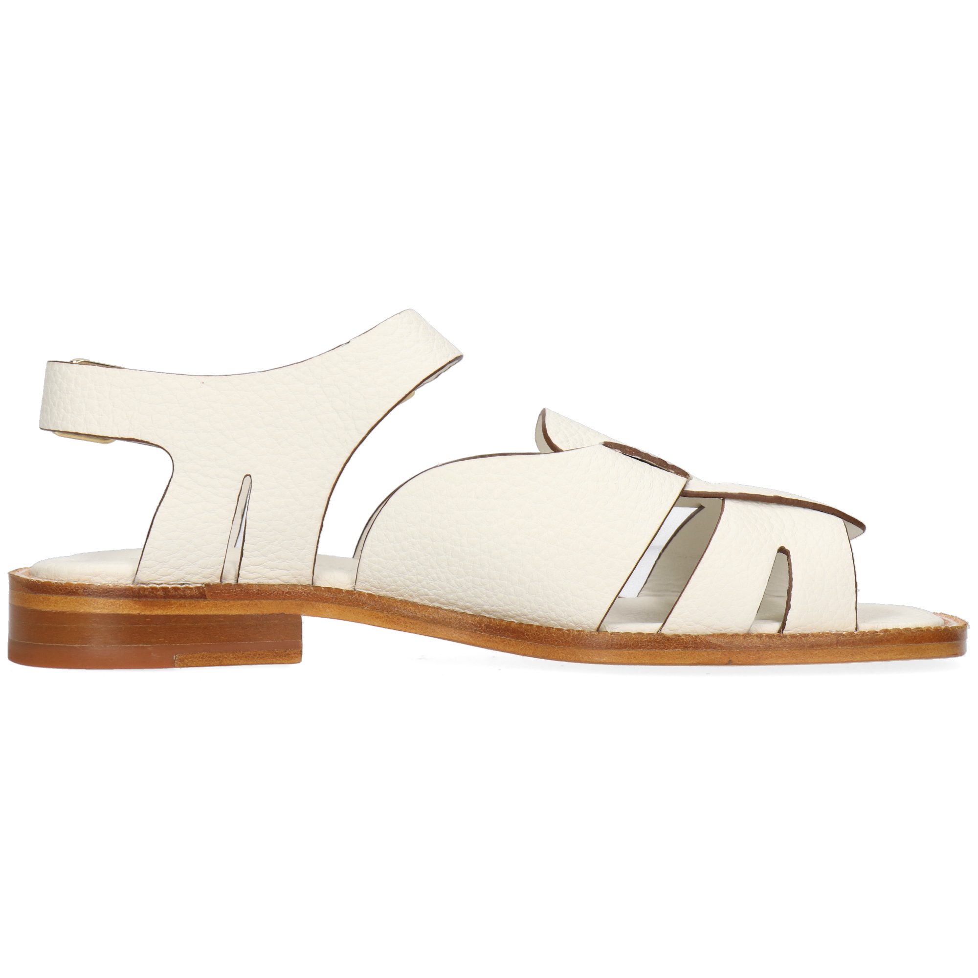 Melvin & Hamilton Everly 1 Leder-Sandalen für Damen Sandale Flache Absätze, Echtes Leder, Vegetabile Gerbung