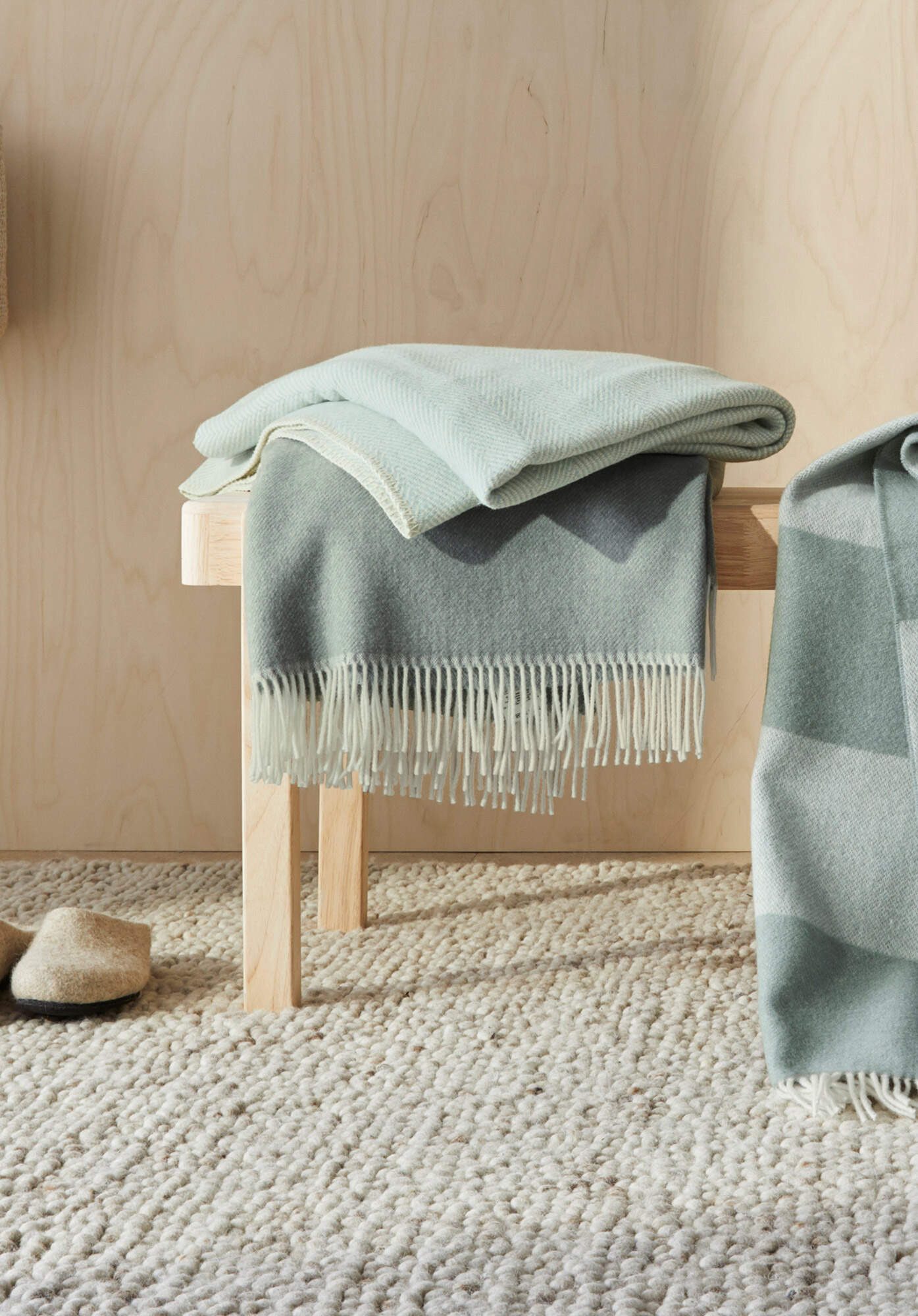 Plaid TOSID aus reiner Bio-Lambswool, Hessnatur