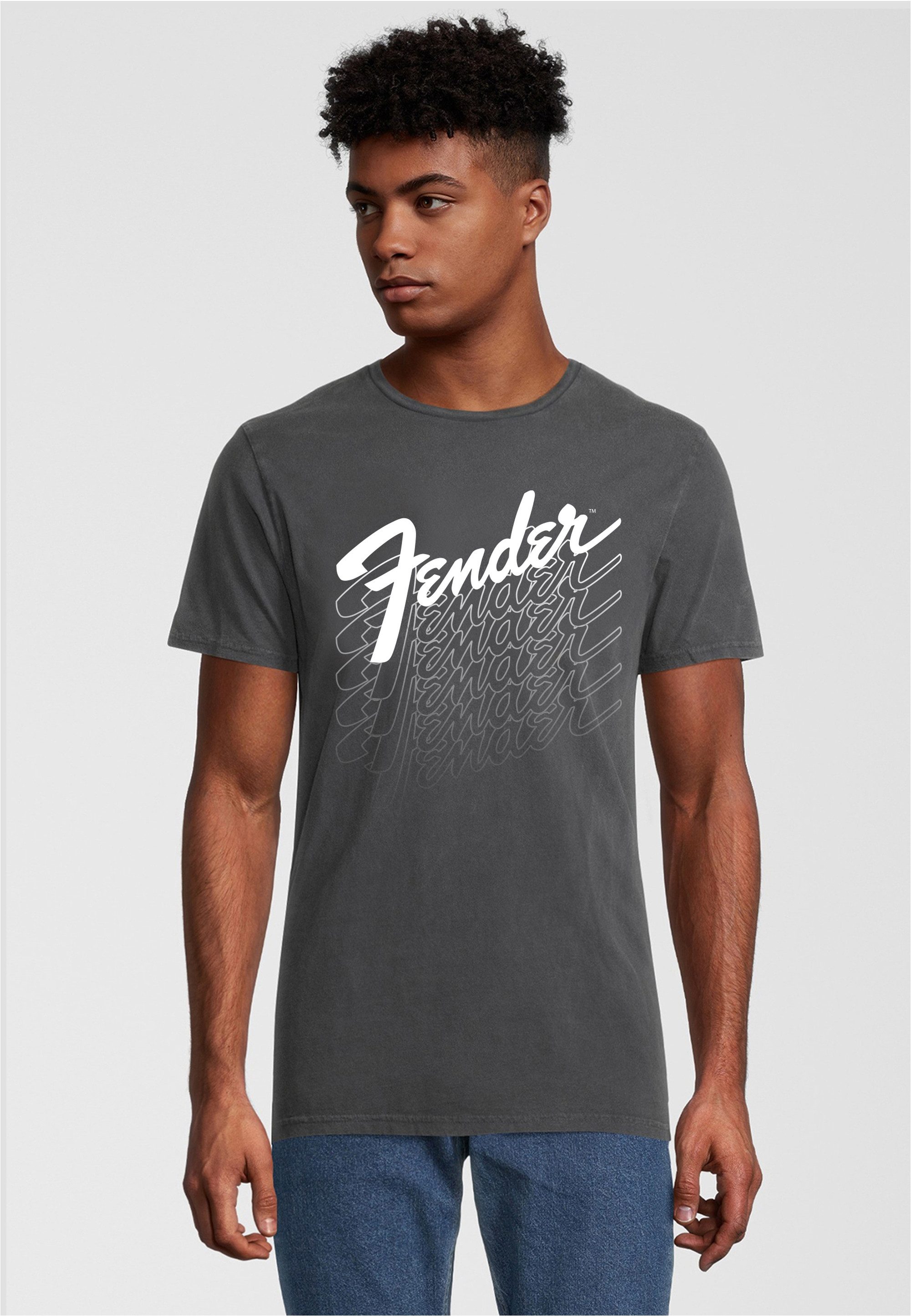 T-Shirt Fender Logo Repeat Fade