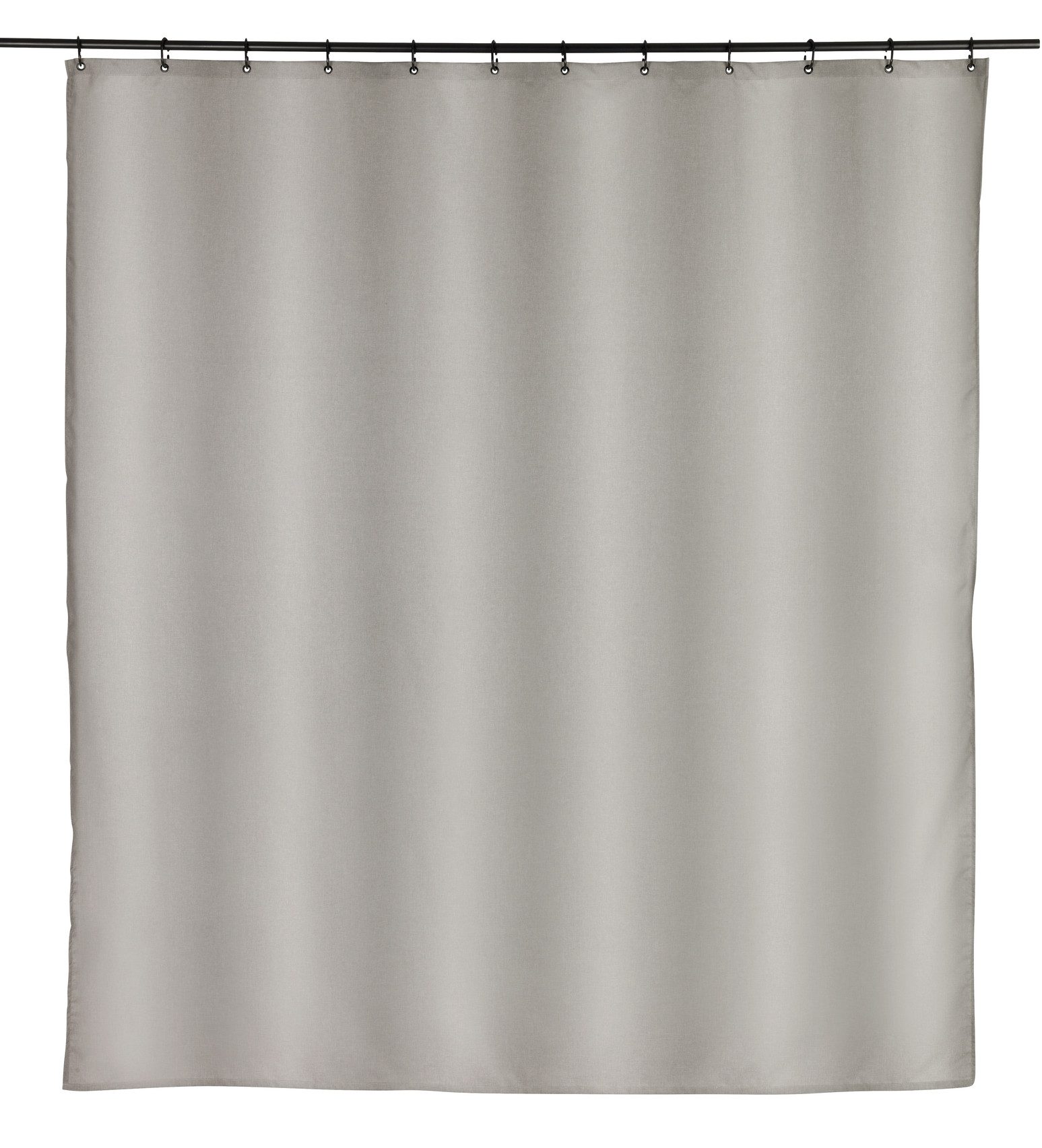 SCHÖNER WOHNEN-Kollektion Duschvorhang »Mayour« Breite 180 cm (Set, 17-tlg), aus Polyester, wasserabweisend, mit 16 Duschvorhangringen – Bild 2 von 4
