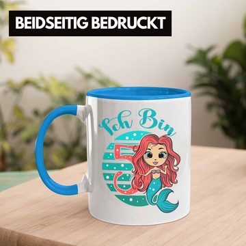 Trendation Tasse Lustige Meerjungfrau-Tasse 5. Geburtstag Geschenk für Mädchen
