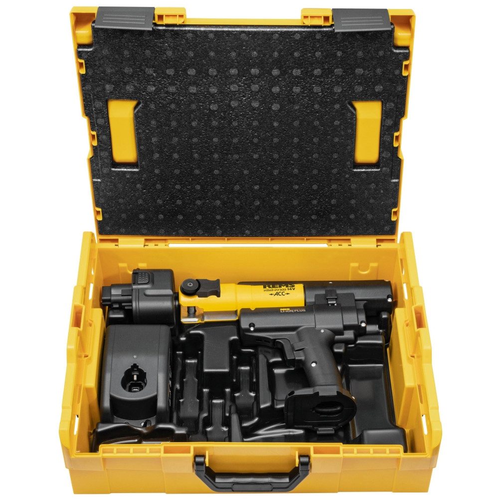 Rems Handpresse Mini-Press 14V ACC Basic-Pack L-Boxx Radialpresse, Einhand-Bedienung