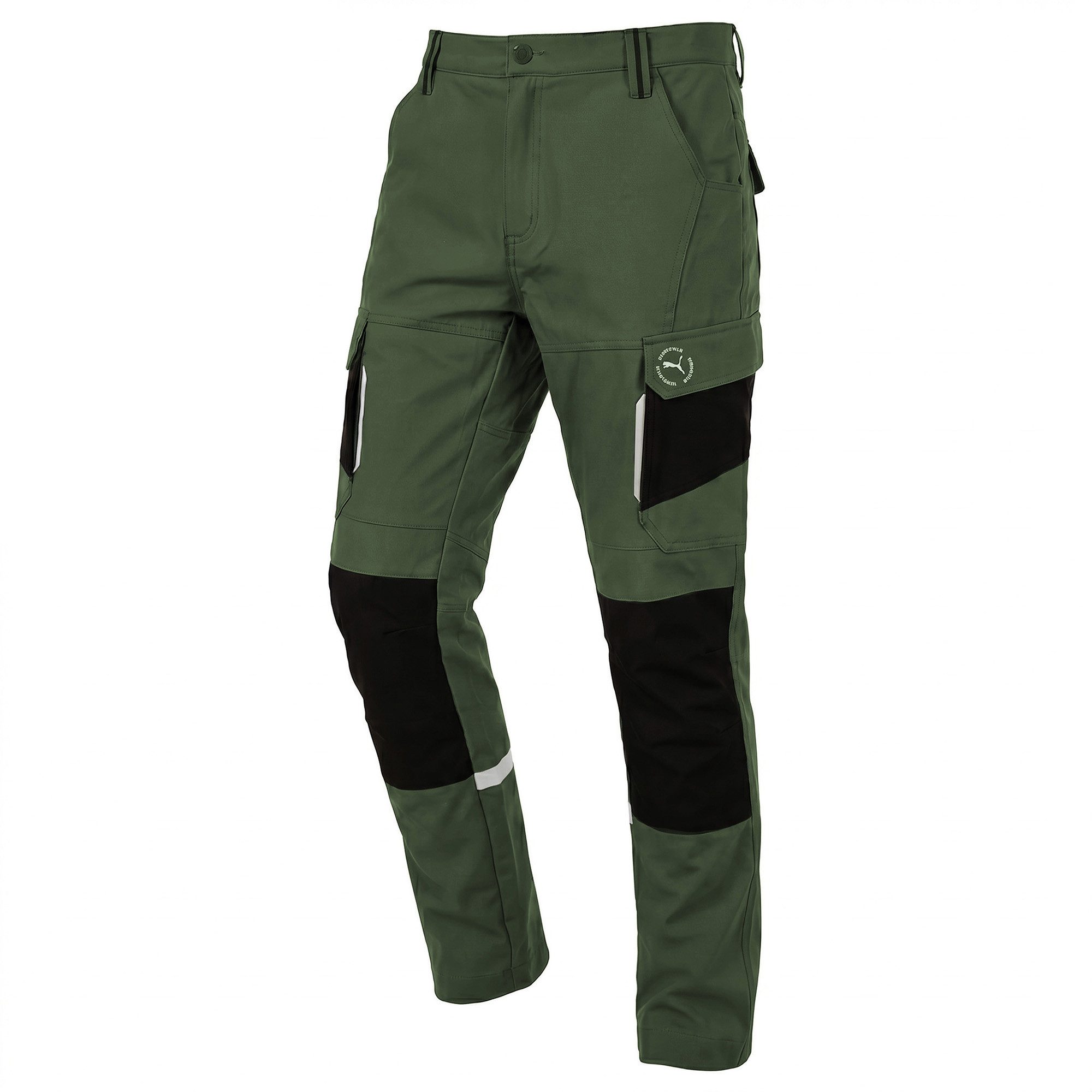 PUMA Workwear Arbeitshose Herren - Mit 4-Wege Stretch - Robust - verstärkter Kniebereich Gummizug - Erhöhtes Rückenteil - Bundhose mit verlängerbarem Hosensaum