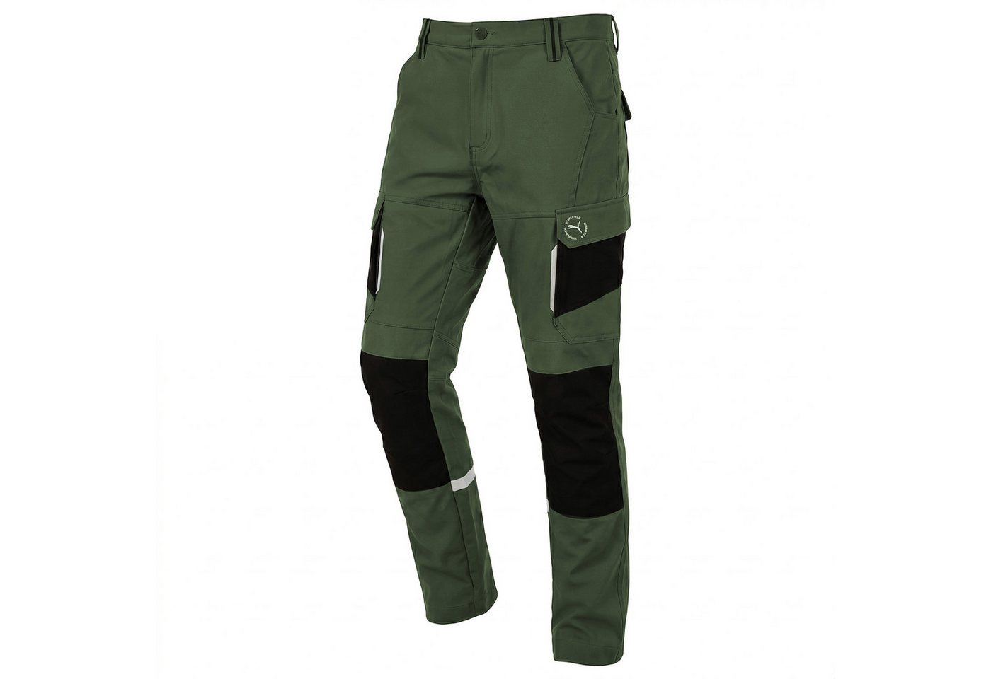 PUMA Workwear Arbeitshose Herren - Mit 4-Wege Stretch - Robust - verstärkter Kniebereich Gummizug - Erhöhtes Rückenteil - Bundhose mit verlängerbarem Hosensaum