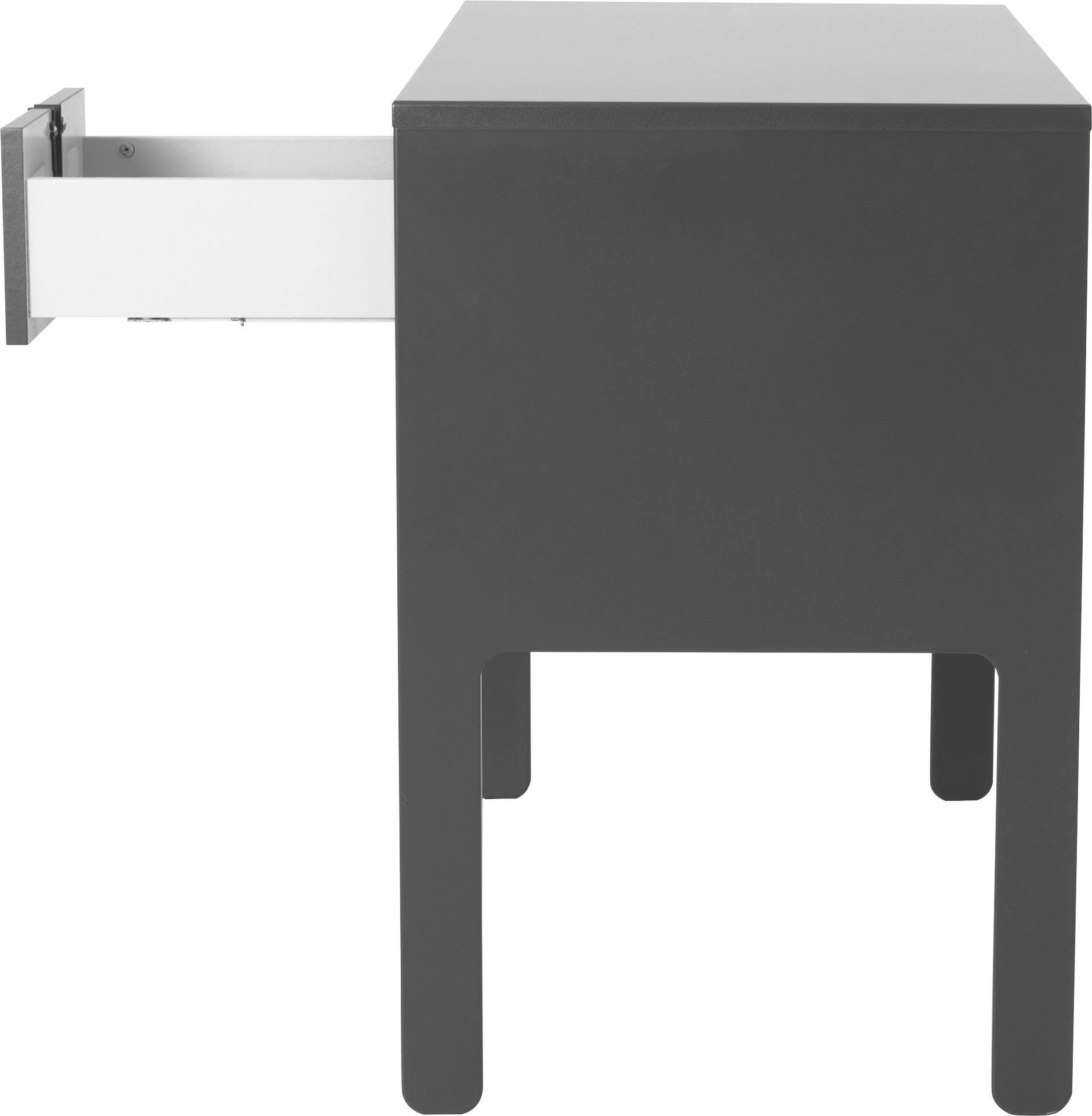 Schublade, grau Olivier Tenzo UNO, Toulouse von Tenzo Design Schreibtisch 1 mit By