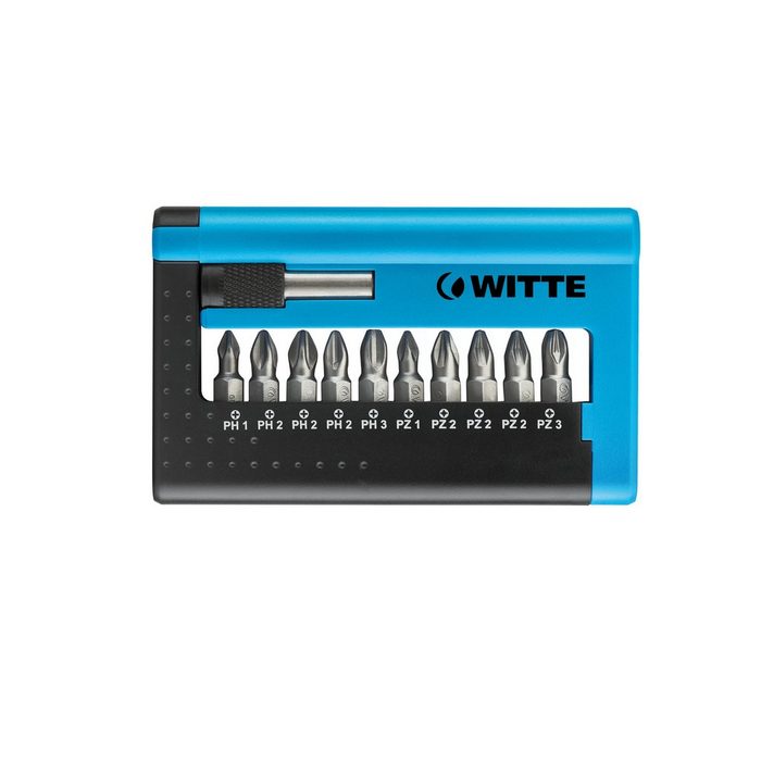 Wiha Bit-Set Witte Combitbox 11 TORX/PZ 10 Bits und Schnellwechselfutterhalter