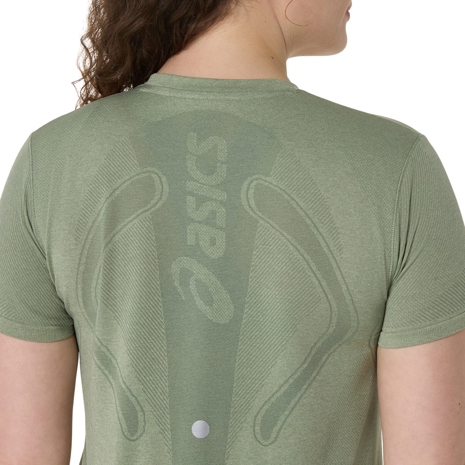 Asics Laufshirt ROAD SEAMLESS SS TOP nahtlose Strickkonstruktion, mit kurzen Ärmeln, mit Daumenlöchern