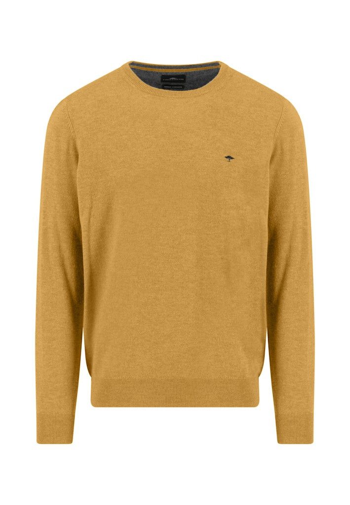 FYNCH-HATTON Wollpullover Fynch-Hatton / He.Pullover / O-Neck, Merino Cashmere