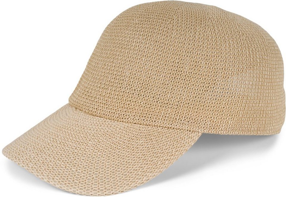 styleBREAKER Baseball Cap (1-St) Papierstroh Baseball Cap