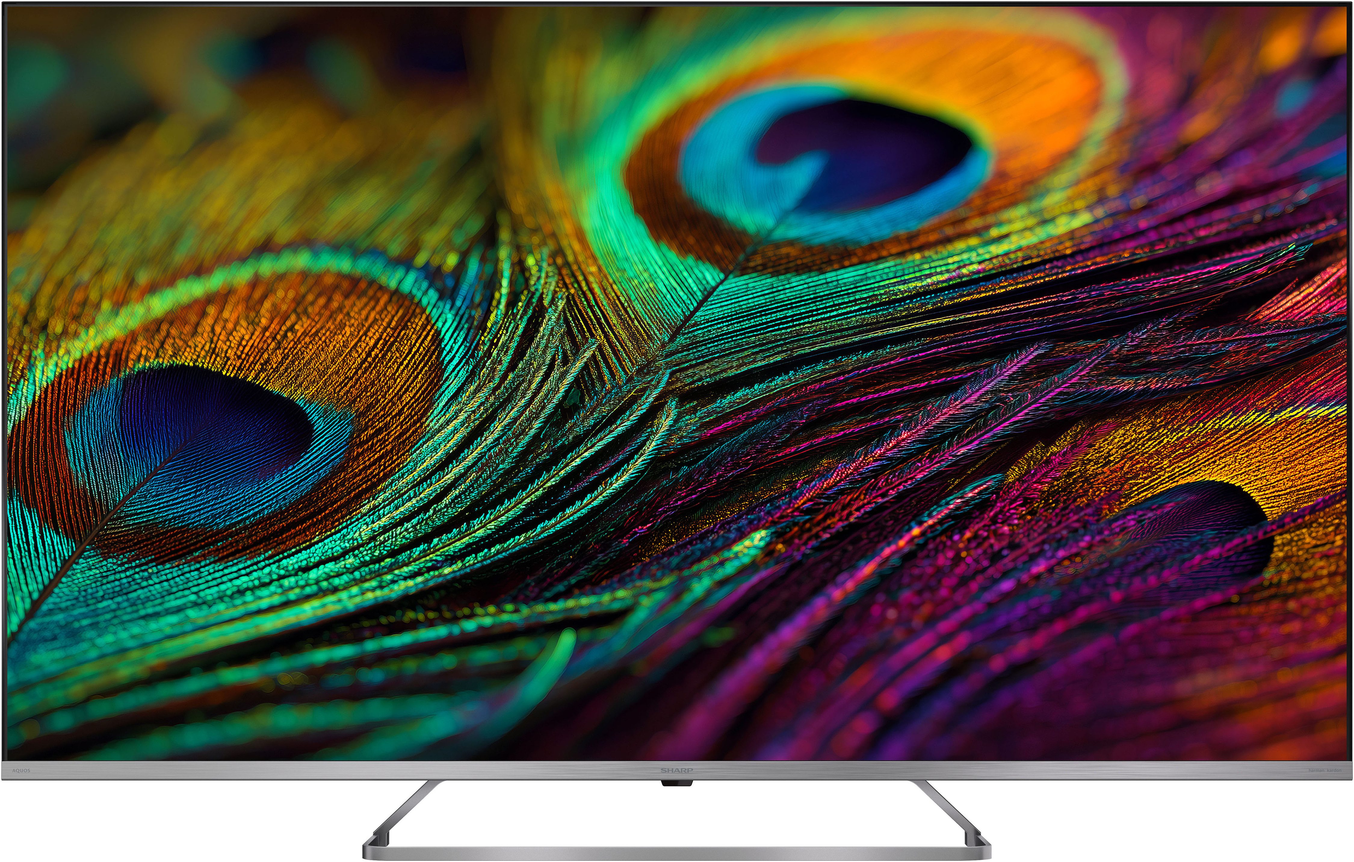 Sharp 4T-C50JPx QLED Mini LED-Fernseher (126 cm/50 Zoll, 4K Ultra HD, Google TV, Smart-TV)