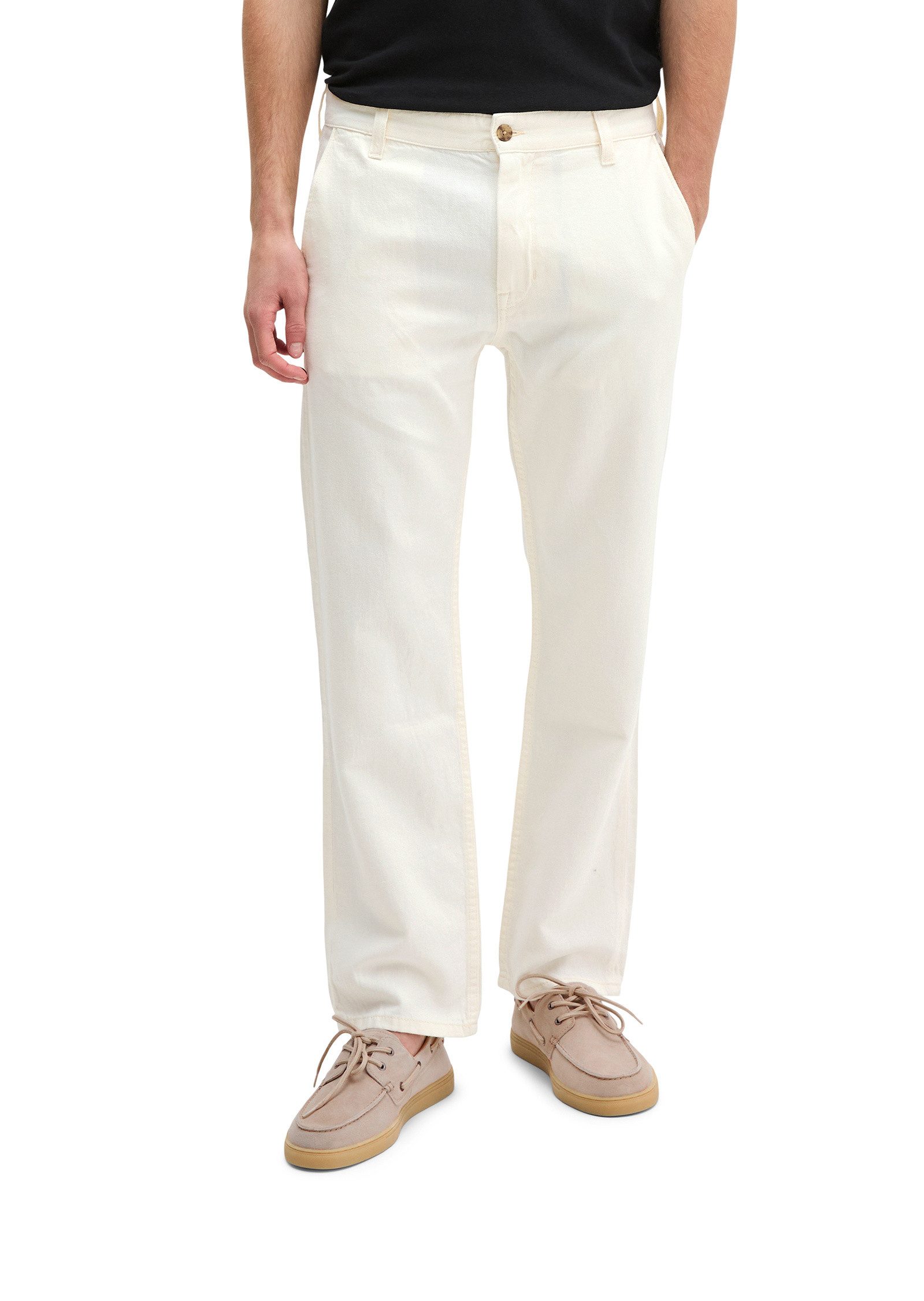 Marc O'Polo Regular-fit-Jeans aus Bio-Baumwolle und Leinen