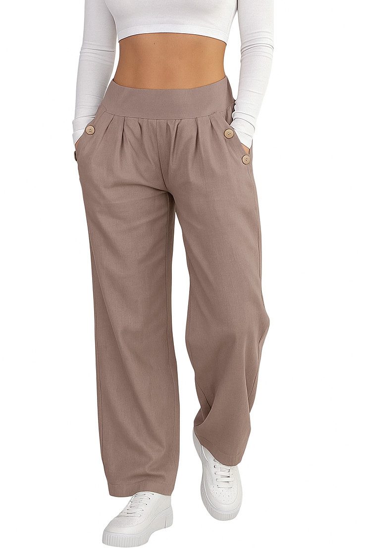 Haremshose Damen Baumwolle Aladinhose Unifarbe Hose Sommerhose M.297